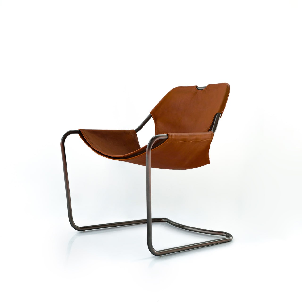 Camaro caramel Leather Lounge chair - BC639 - Lounge Chairs - ebarza Furniture UAE | Shop Modern Furniture in Abu Dhabi & Dubai - مفروشات ايبازرا في الامارات | تسوق اثاث عصري وديكورات مميزة في دبي وابوظبي