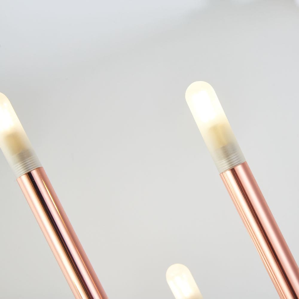 Candlestick Floor Lamp Cy-Ltd-1004-Rg -  Floor Lamps | مصباح شمعدان من الذهب الوردي - ebarza Furniture UAE | Shop Modern Furniture in Abu Dhabi & Dubai - مفروشات ايبازرا في الامارات | تسوق اثاث عصري وديكورات مميزة في دبي وابوظبي