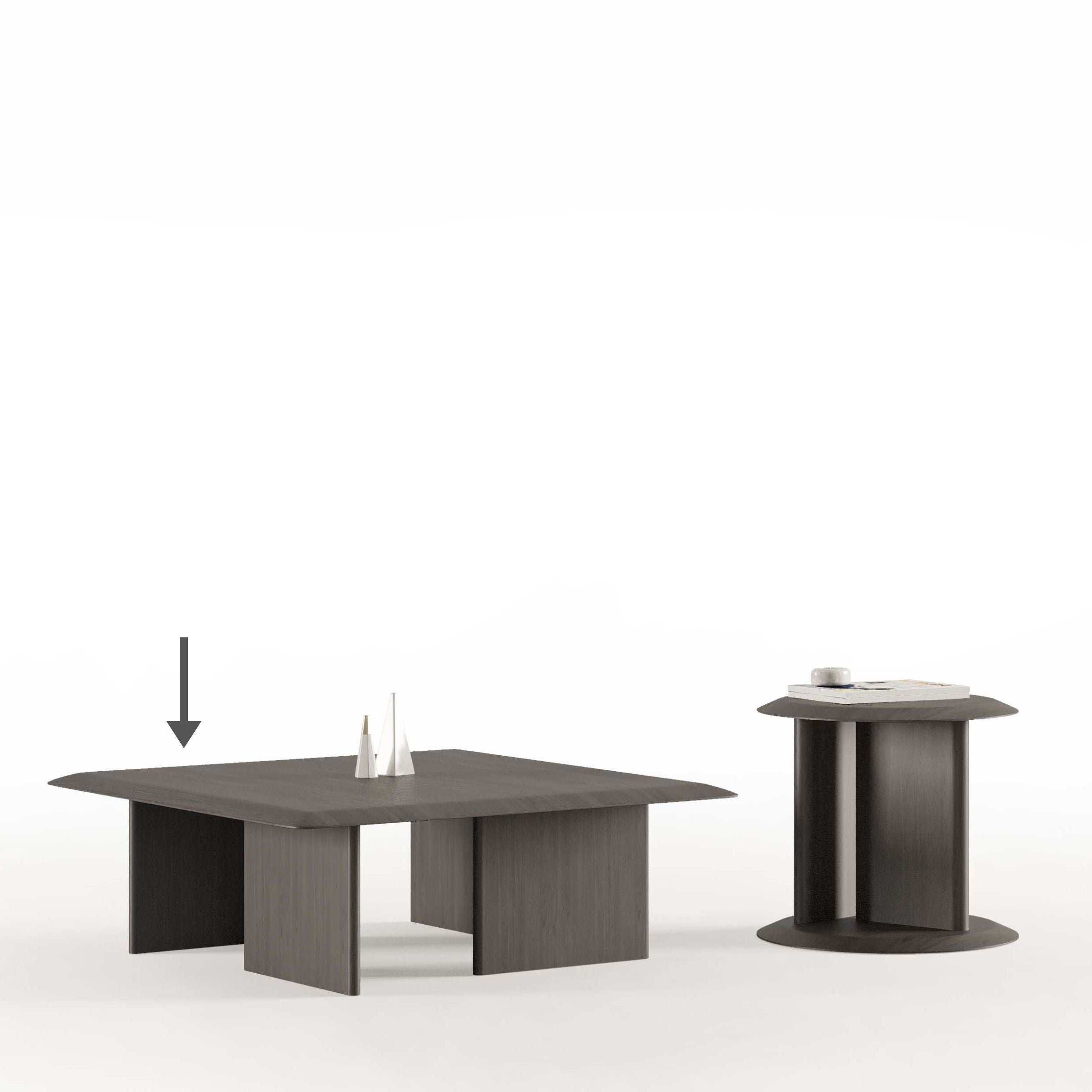 Pre-order 25 Days Delivery CAPRIA Center Coffee Table - Square Module YL-CAPRIA-SQ/MODULE - Coffee Tables - ebarza Furniture UAE | Shop Modern Furniture in Abu Dhabi & Dubai - مفروشات ايبازرا في الامارات | تسوق اثاث عصري وديكورات مميزة في دبي وابوظبي