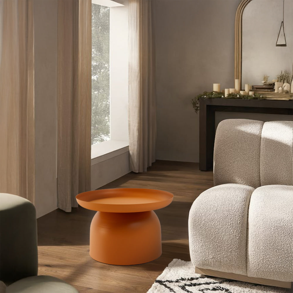 Caramel RUDI GT-490A coffee table with sleek wooden finish, modern rectangular design, and sturdy legs for living room decor.