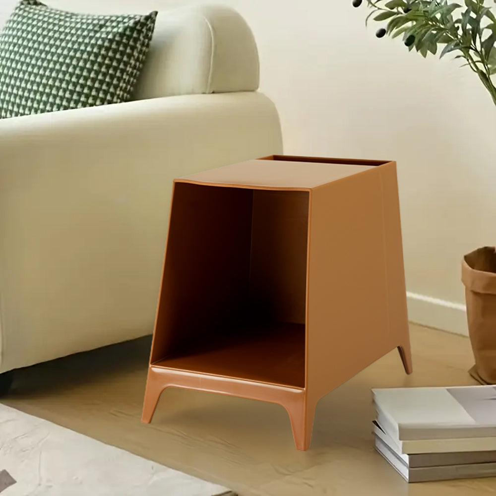 Caramel Side Table/Bedside Table BB-013 - Side Tables - ebarza Furniture UAE | Shop Modern Furniture in Abu Dhabi & Dubai - مفروشات ايبازرا في الامارات | تسوق اثاث عصري وديكورات مميزة في دبي وابوظبي