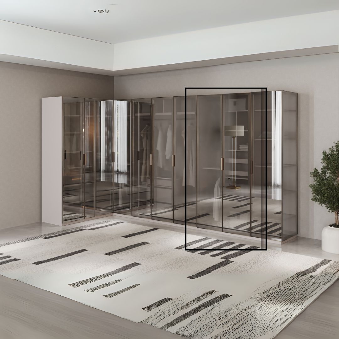 Image of AKYOL Cabinet model Cashmere 100cm V2 Sweater Wardrobe in a modern room setting with sleek design and wood finish.