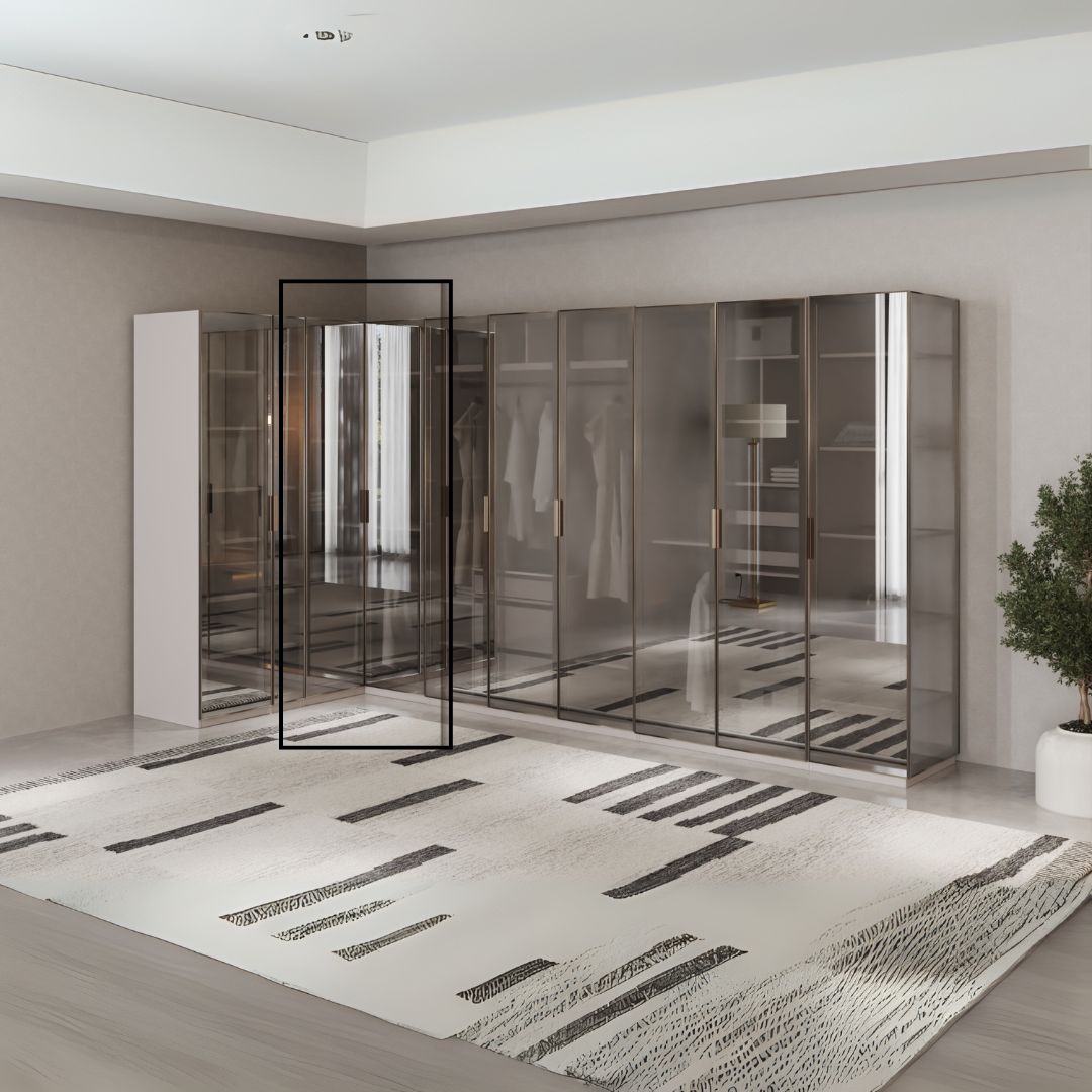 Cashmere corner wardrobe with two doors from AKYOL, modern cabinet for bedroom storage with sleek design.