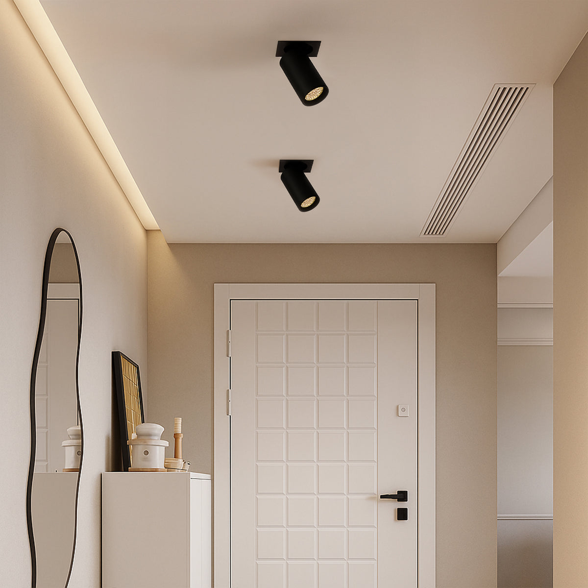 BEACON YND-V324-1 ceiling spot light, modern ceiling lamp with adjustable spotlight heads in a contemporary design.