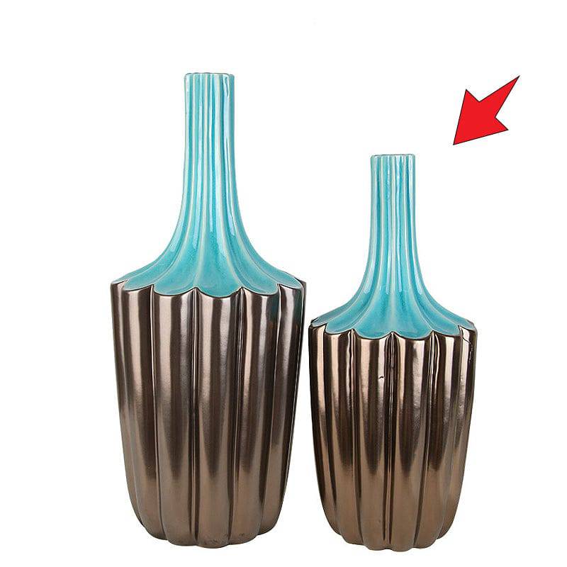 Ceramic Vase Fa-D1838B - Vases - ebarza Furniture UAE | Shop Modern Furniture in Abu Dhabi & Dubai - مفروشات ايبازرا في الامارات | تسوق اثاث عصري وديكورات مميزة في دبي وابوظبي