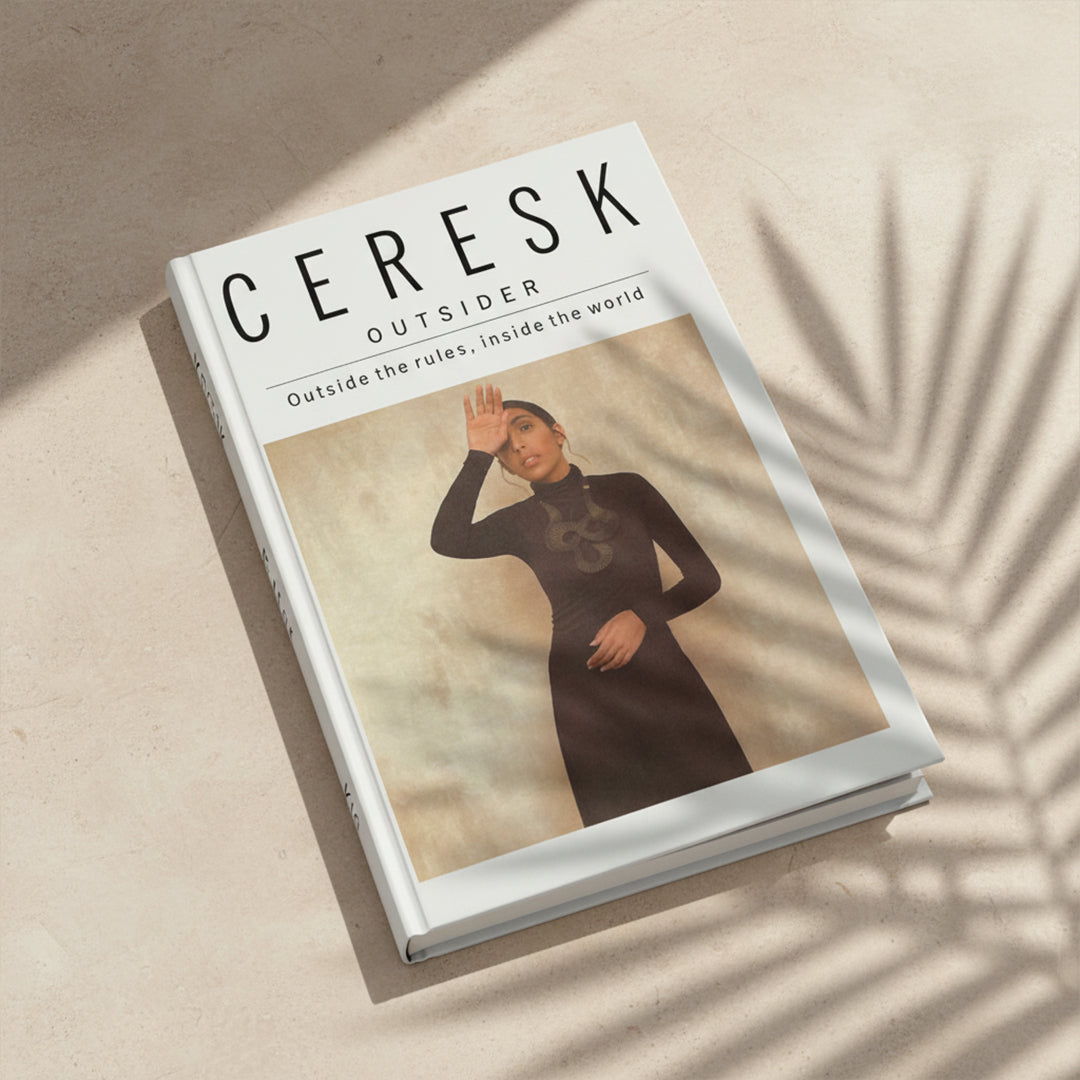 Decorative book titled Ceresk Outsider by BEACON, part of BEACON's decorative books and magazines collection, FY-13 style.