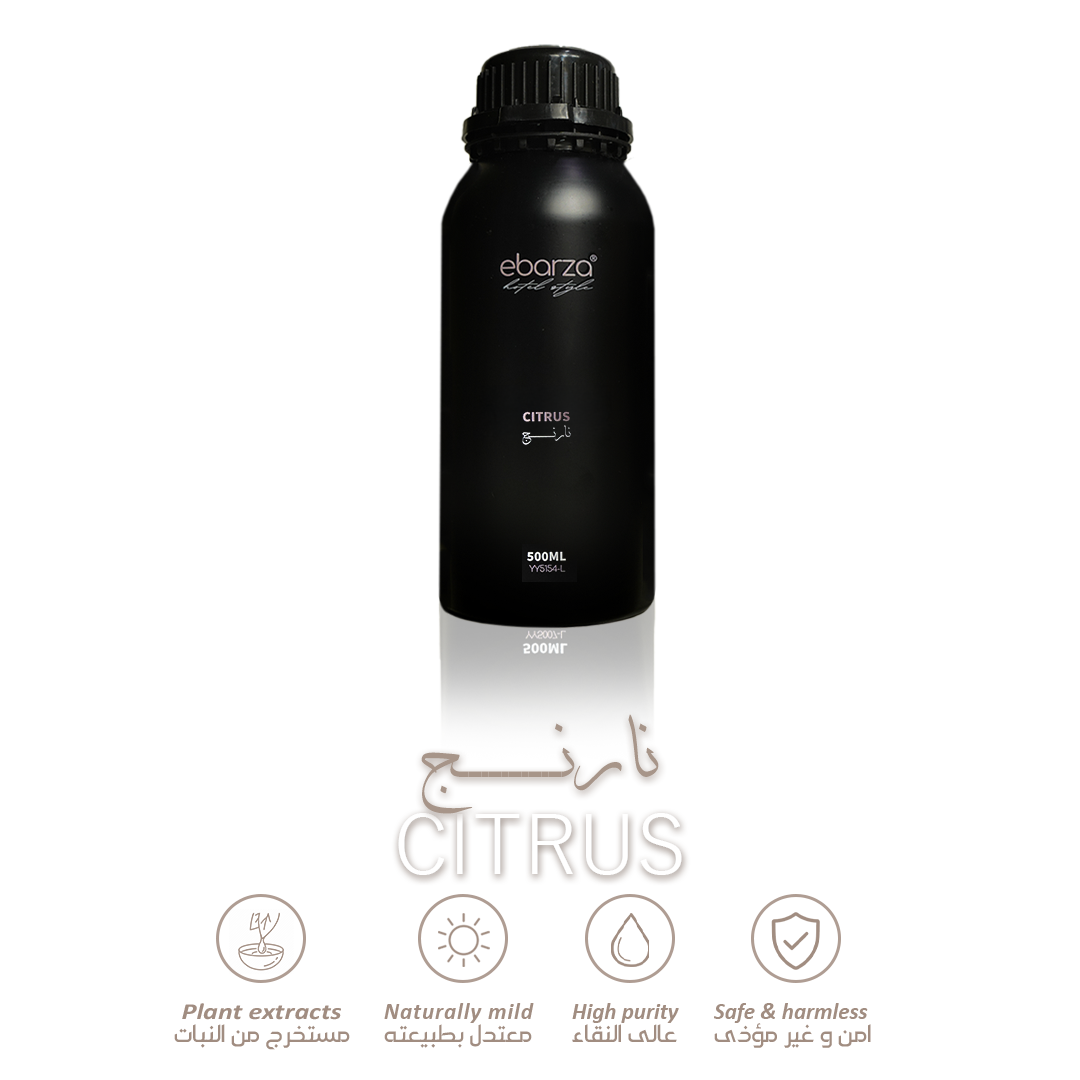 Citrus Essential Oil -500ML YY5154-500ml-L - Essential Oils - ebarza Furniture UAE | Shop Modern Furniture in Abu Dhabi & Dubai - مفروشات ايبازرا في الامارات | تسوق اثاث عصري وديكورات مميزة في دبي وابوظبي