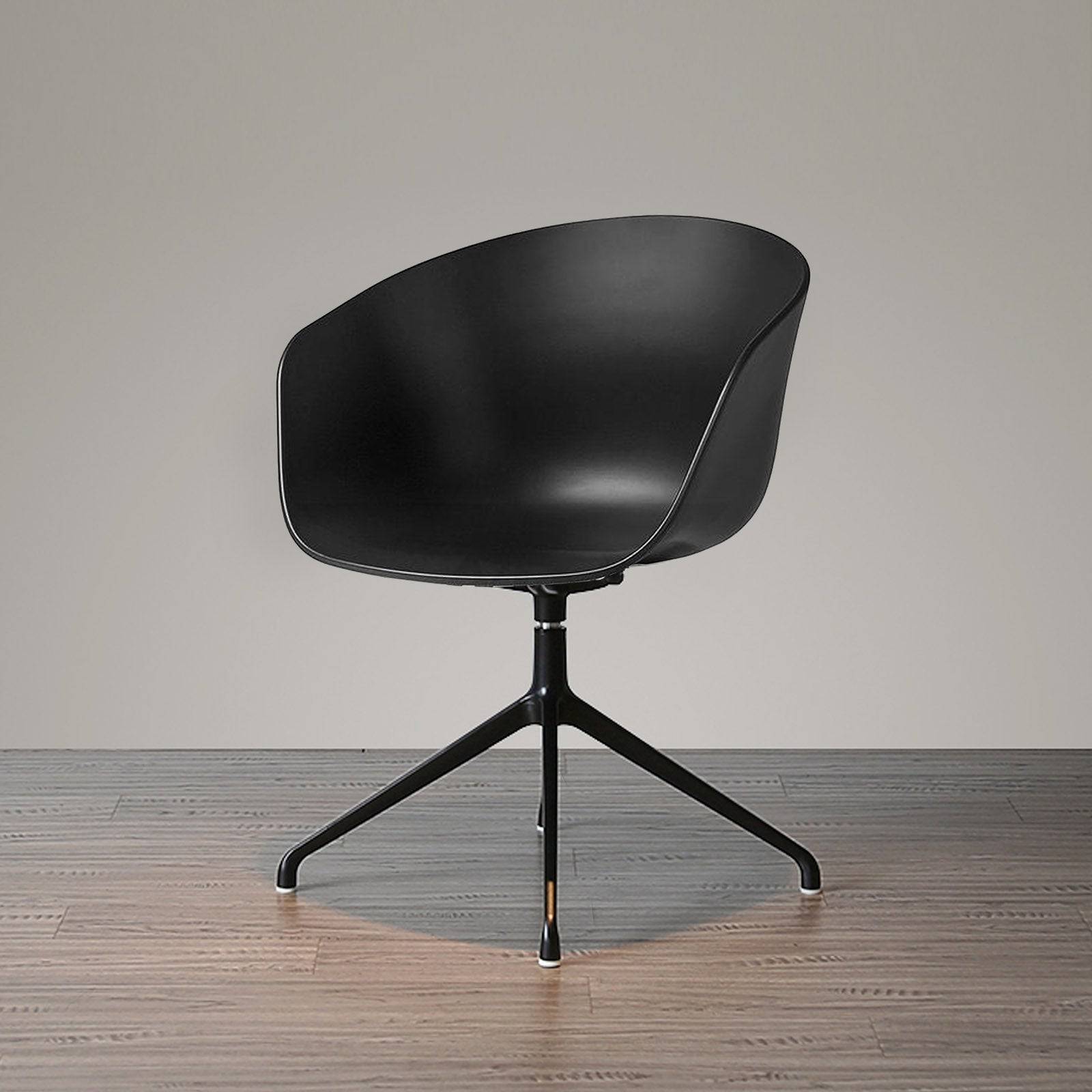 Classic  Aluminum  Office Chair  Pc-125E-A-B-B-Nw -  Office Chairs | كرسي مكتب ألمنيوم كلاسيك - ebarza Furniture UAE | Shop Modern Furniture in Abu Dhabi & Dubai - مفروشات ايبازرا في الامارات | تسوق اثاث عصري وديكورات مميزة في دبي وابوظبي