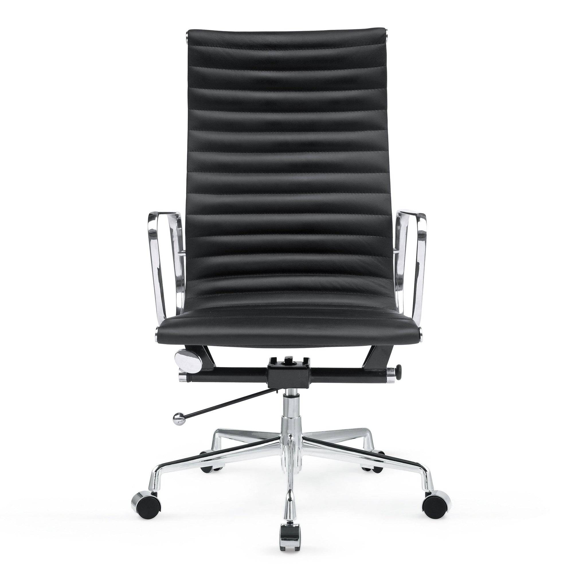Display Item - Classic Office Chair Genuine Leather Bp9606 Nakheel - Office Chairs - ebarza Furniture UAE | Shop Modern Furniture in Abu Dhabi & Dubai - مفروشات ايبازرا في الامارات | تسوق اثاث عصري وديكورات مميزة في دبي وابوظبي
