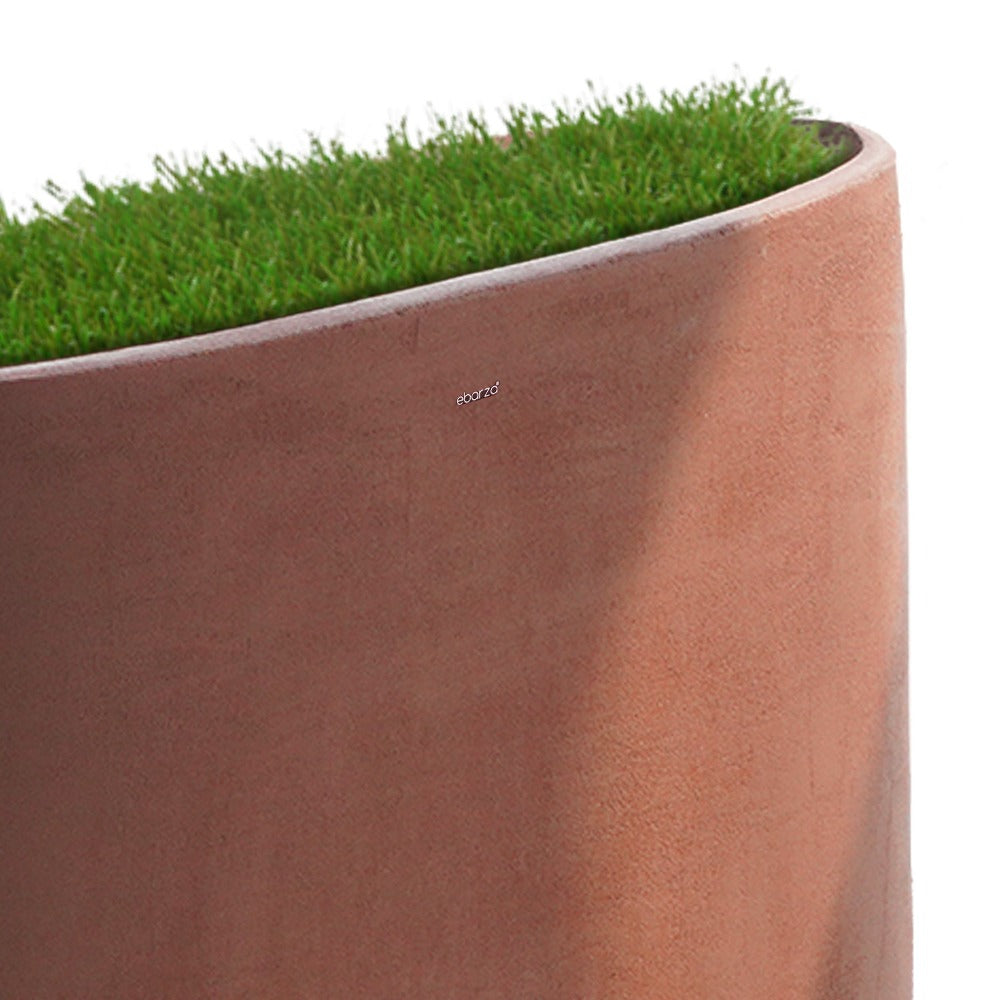 Clay Planter Box XK-4087A-Clay - Planter Boxes - ebarza Furniture UAE | Shop Modern Furniture in Abu Dhabi & Dubai - مفروشات ايبازرا في الامارات | تسوق اثاث عصري وديكورات مميزة في دبي وابوظبي