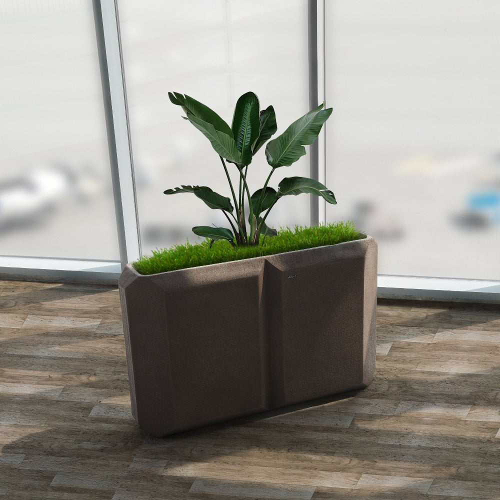 Coffee Brown Planter Box XK-4084B-Coffee Brown - Planter Boxes - ebarza Furniture UAE | Shop Modern Furniture in Abu Dhabi & Dubai - مفروشات ايبازرا في الامارات | تسوق اثاث عصري وديكورات مميزة في دبي وابوظبي