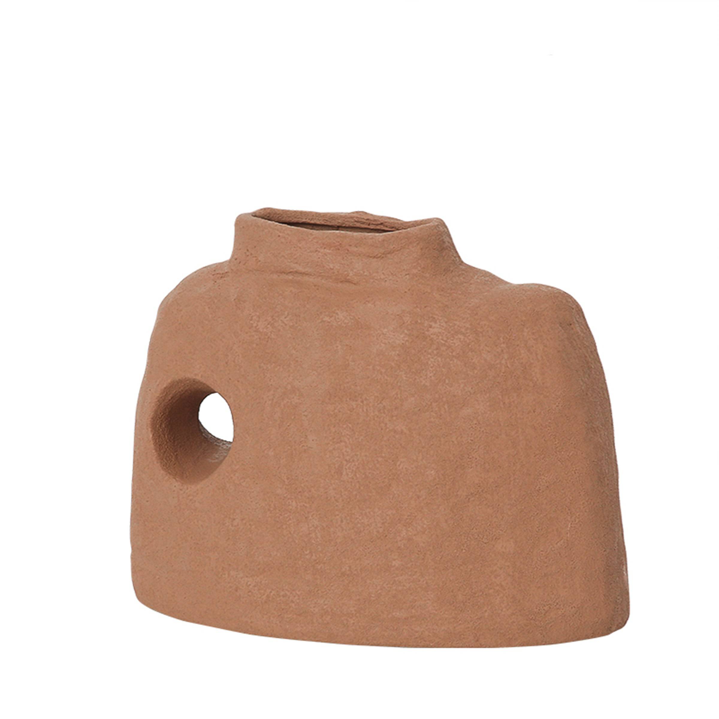 Coffee Frosted Special-Shaped Ornament-E Fa-D21094E - Vases - ebarza Furniture UAE | Shop Modern Furniture in Abu Dhabi & Dubai - مفروشات ايبازرا في الامارات | تسوق اثاث عصري وديكورات مميزة في دبي وابوظبي