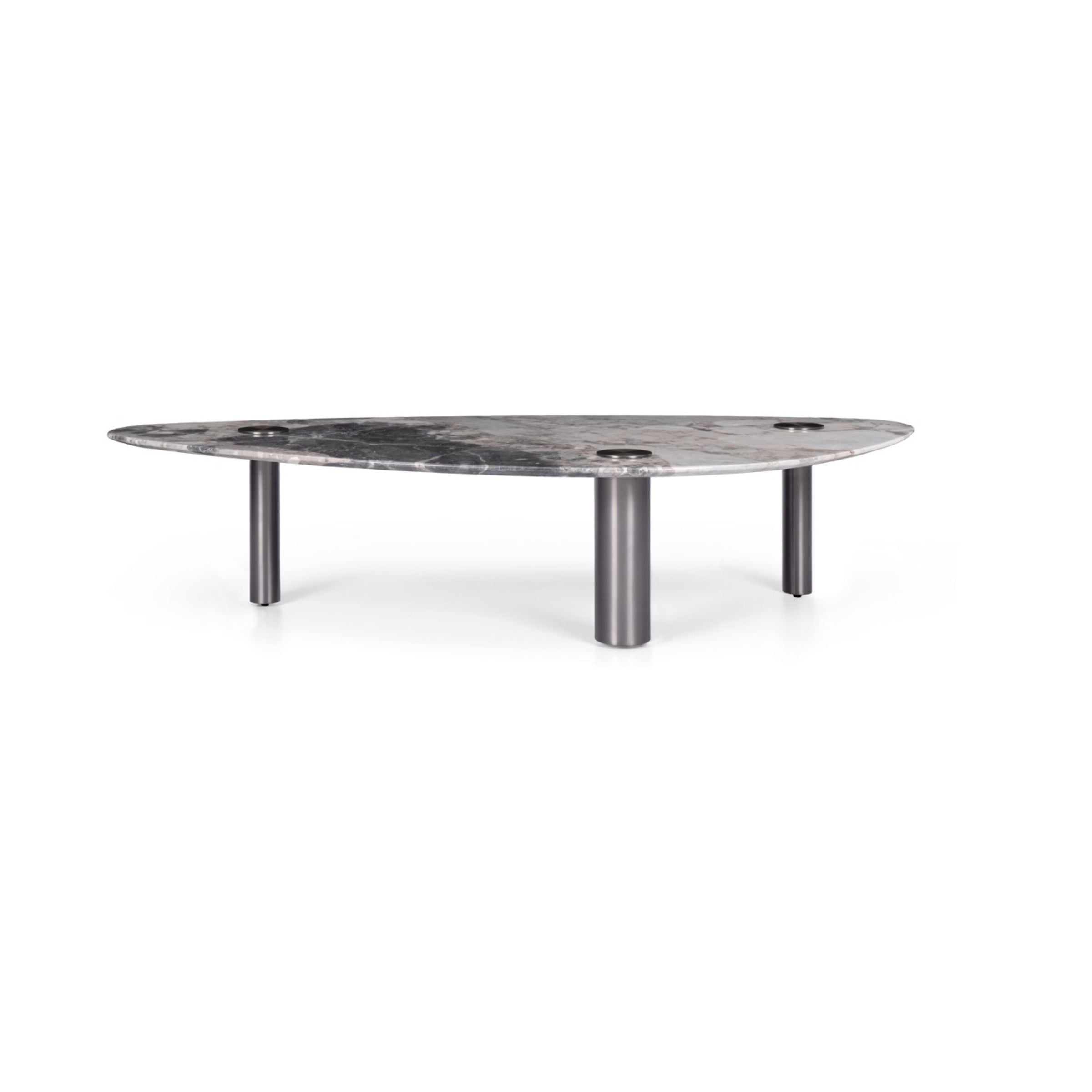 Coffee Table Black Chrome Steel legs IFJ-F361 - Coffee Tables - ebarza Furniture UAE | Shop Modern Furniture in Abu Dhabi & Dubai - مفروشات ايبازرا في الامارات | تسوق اثاث عصري وديكورات مميزة في دبي وابوظبي