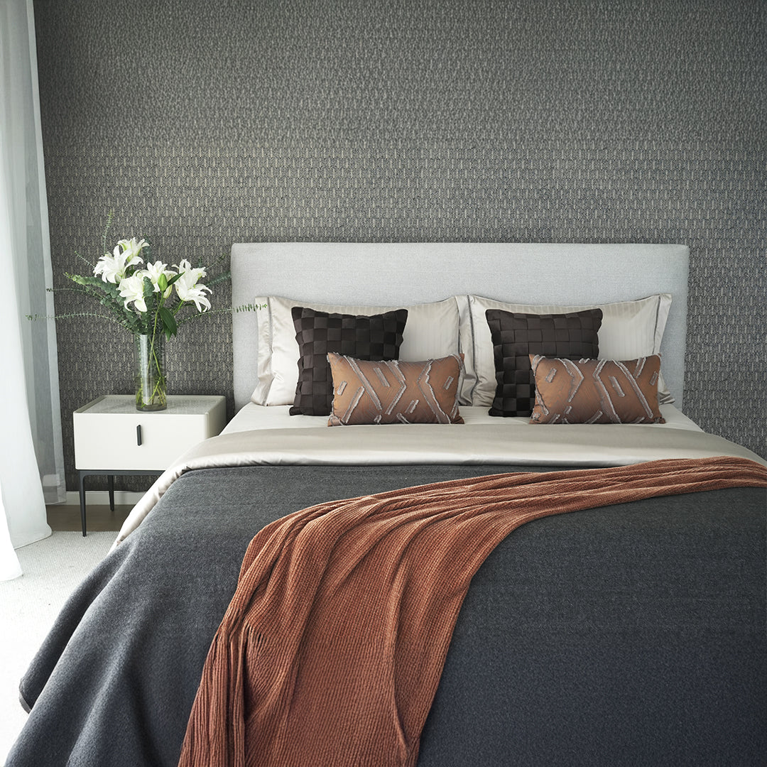 BEACON Collodi Bedding Set featuring a stylish, patterned duvet cover and pillowcases for a modern bedroom look.
