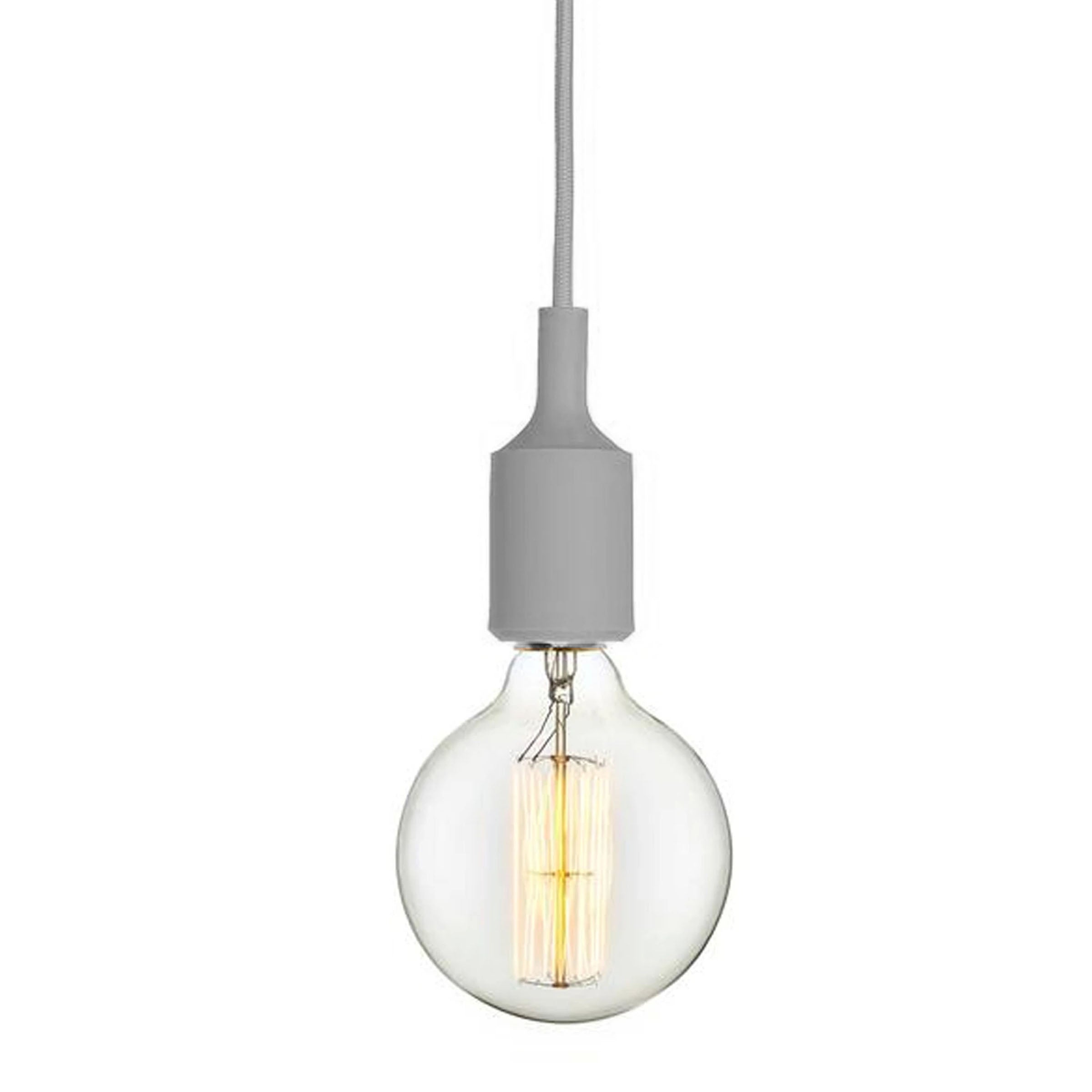 Colorful Brief Pendant Lamp Si-01G-3M-Grey - Pendant Lamps - ebarza Furniture UAE | Shop Modern Furniture in Abu Dhabi & Dubai - مفروشات ايبازرا في الامارات | تسوق اثاث عصري وديكورات مميزة في دبي وابوظبي
