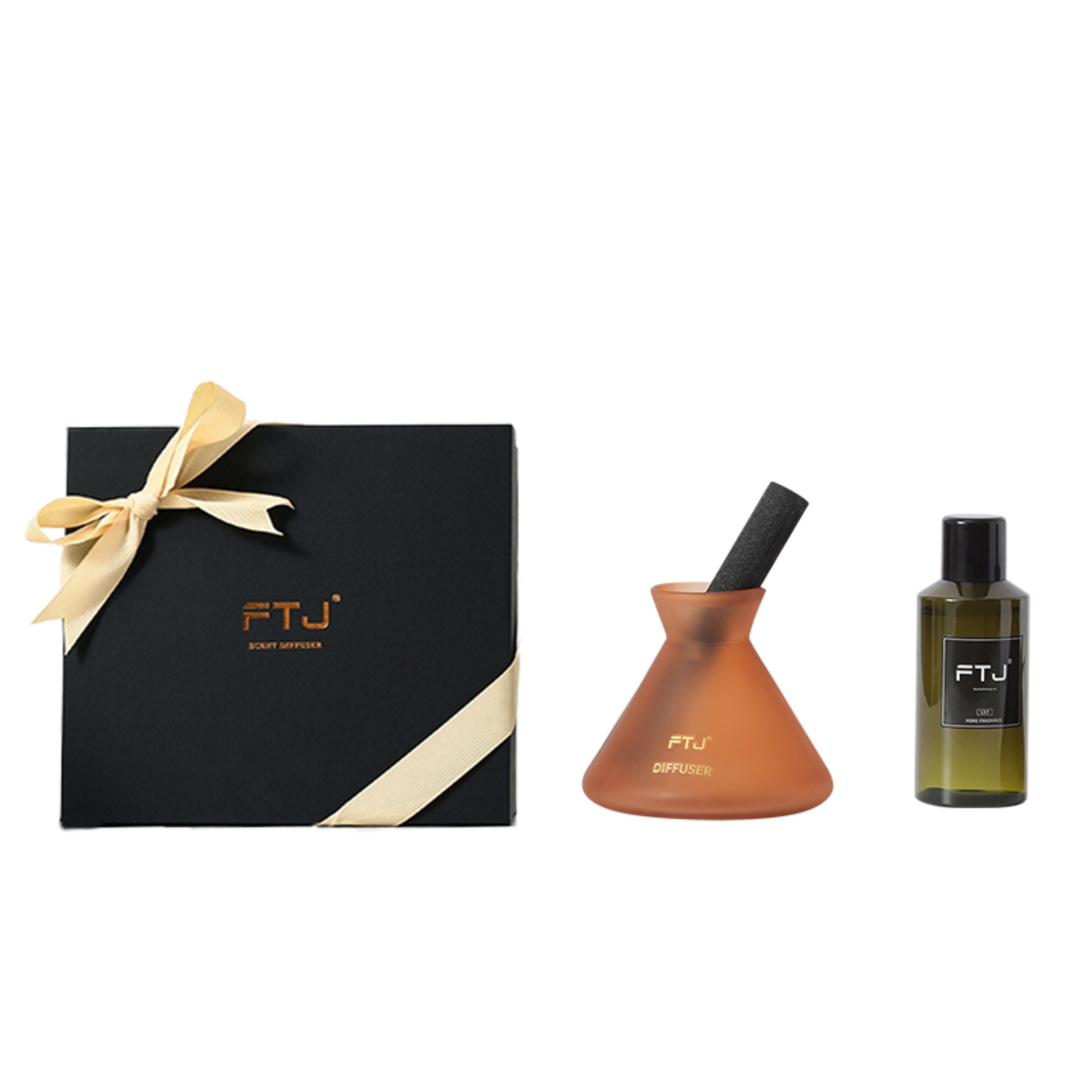 Colorful series- frosted orange FD-FTJ038 - Stick Diffusers - ebarza Furniture UAE | Shop Modern Furniture in Abu Dhabi & Dubai - مفروشات ايبازرا في الامارات | تسوق اثاث عصري وديكورات مميزة في دبي وابوظبي