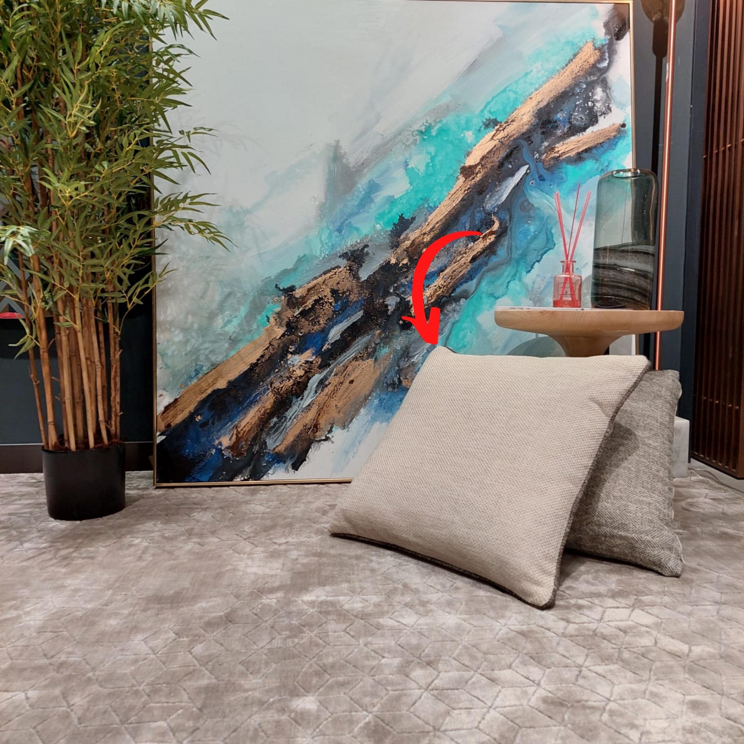 Cosmic Cushion Cover 60X60 Cm Cosmic-11 - Cushions - ebarza Furniture UAE | Shop Modern Furniture in Abu Dhabi & Dubai - مفروشات ايبازرا في الامارات | تسوق اثاث عصري وديكورات مميزة في دبي وابوظبي