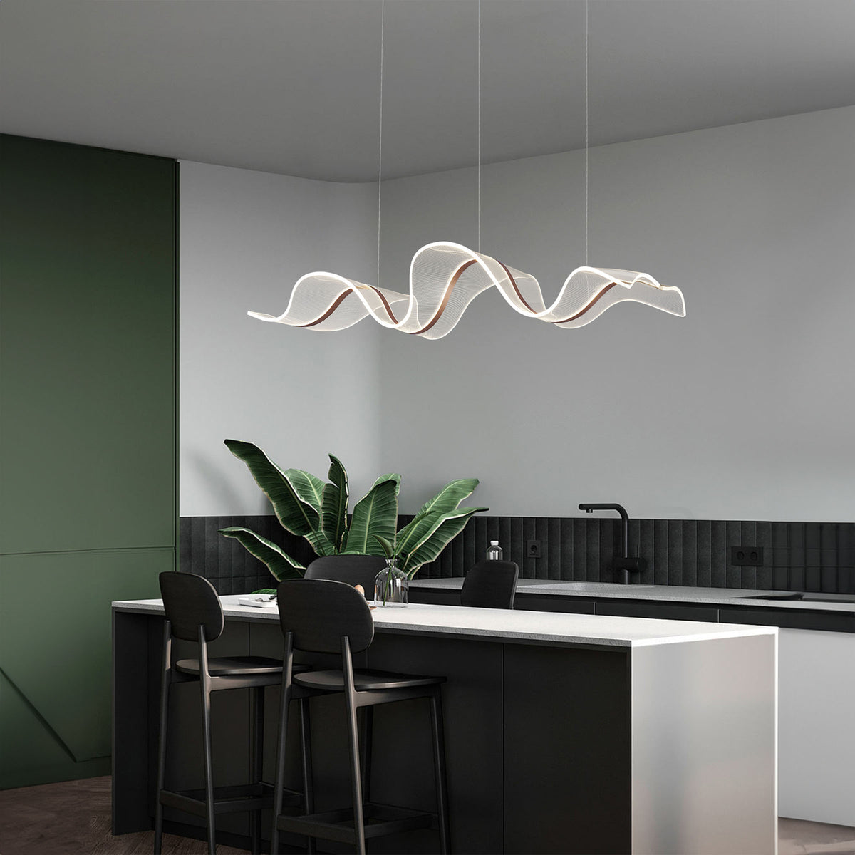 BEACON Cosmic Twister Pendant Lamp MK5890P-001 hanging pendant light with a cosmic, swirling design for modern interior decor