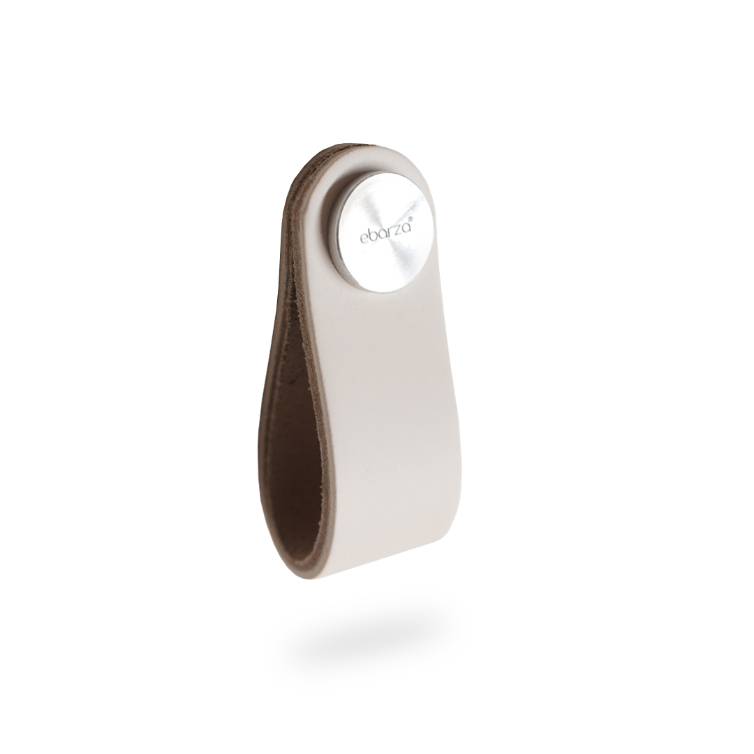 Cowhide Layer & SS Button Knob - 588-Knob-5 - Door Handles - ebarza Furniture UAE | Shop Modern Furniture in Abu Dhabi & Dubai - مفروشات ايبازرا في الامارات | تسوق اثاث عصري وديكورات مميزة في دبي وابوظبي