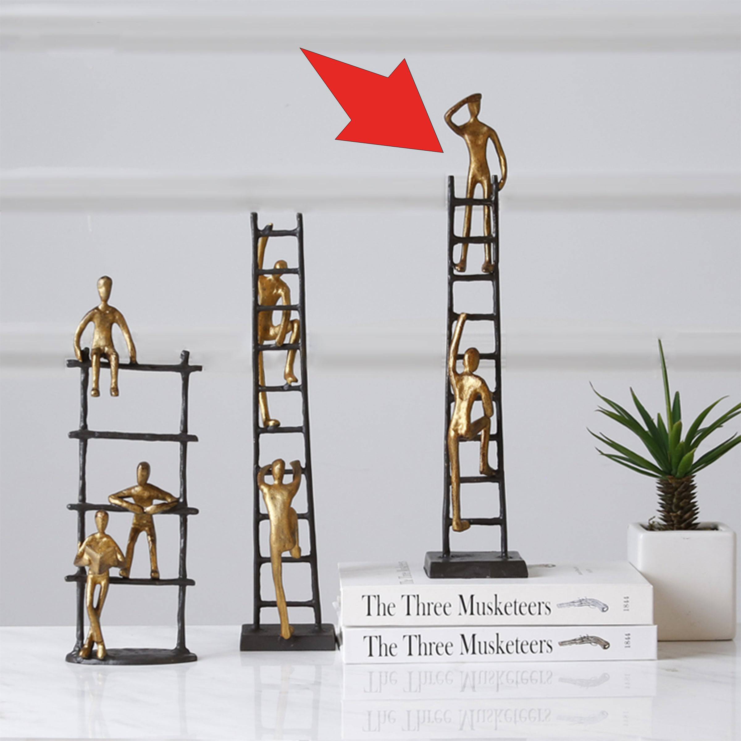Crawling Ladder Decoration-A Fb-W1907A - Home Decor Figurines - ebarza Furniture UAE | Shop Modern Furniture in Abu Dhabi & Dubai - مفروشات ايبازرا في الامارات | تسوق اثاث عصري وديكورات مميزة في دبي وابوظبي