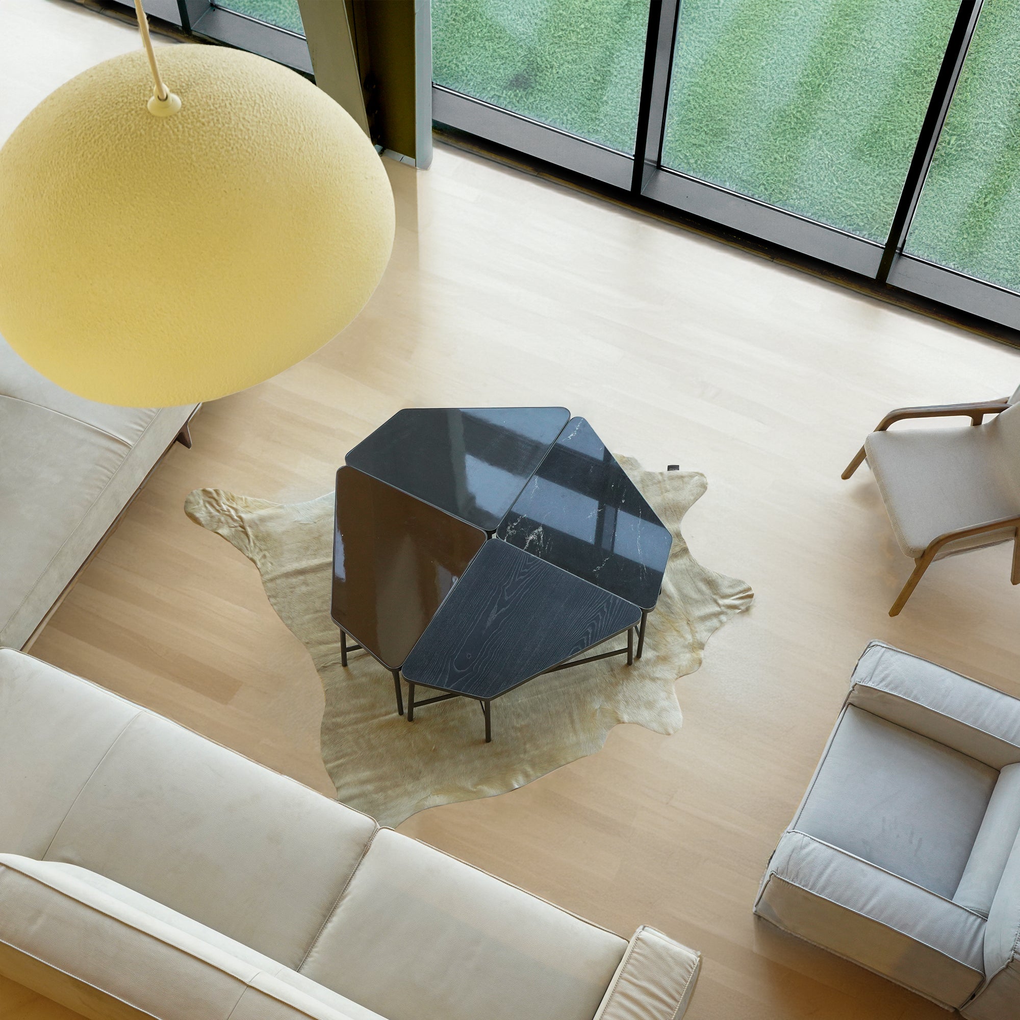 Cross Coffee Table Cross-001 - Coffee Tables - ebarza Furniture UAE | Shop Modern Furniture in Abu Dhabi & Dubai - مفروشات ايبازرا في الامارات | تسوق اثاث عصري وديكورات مميزة في دبي وابوظبي