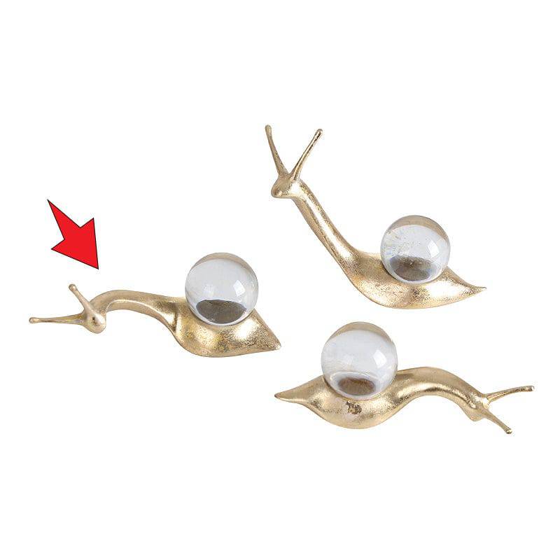 Crystal Snail-B Fa-Sz2002B - Home Decor Figurines - ebarza Furniture UAE | Shop Modern Furniture in Abu Dhabi & Dubai - مفروشات ايبازرا في الامارات | تسوق اثاث عصري وديكورات مميزة في دبي وابوظبي