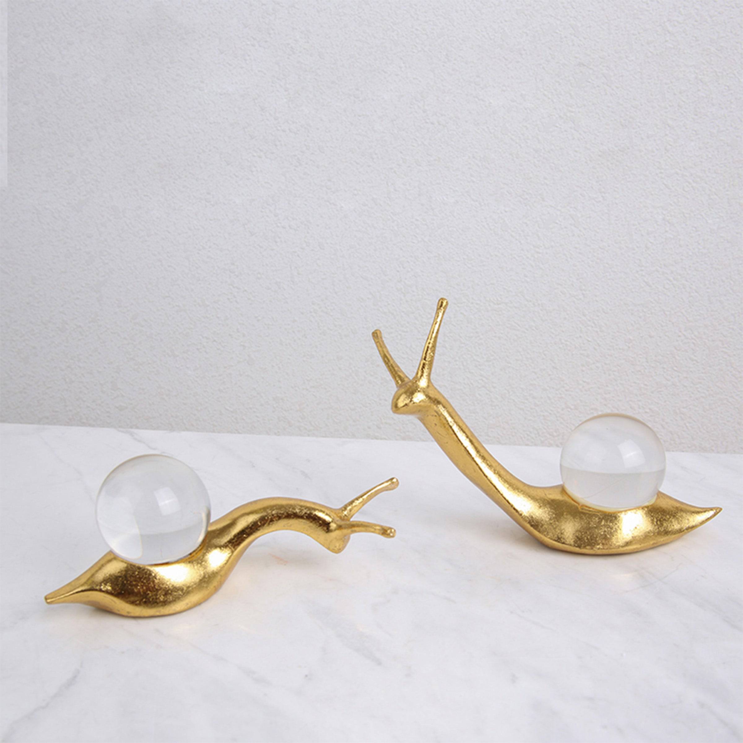 Crystal Snail-B Fa-Sz2002B - Home Decor Figurines - ebarza Furniture UAE | Shop Modern Furniture in Abu Dhabi & Dubai - مفروشات ايبازرا في الامارات | تسوق اثاث عصري وديكورات مميزة في دبي وابوظبي