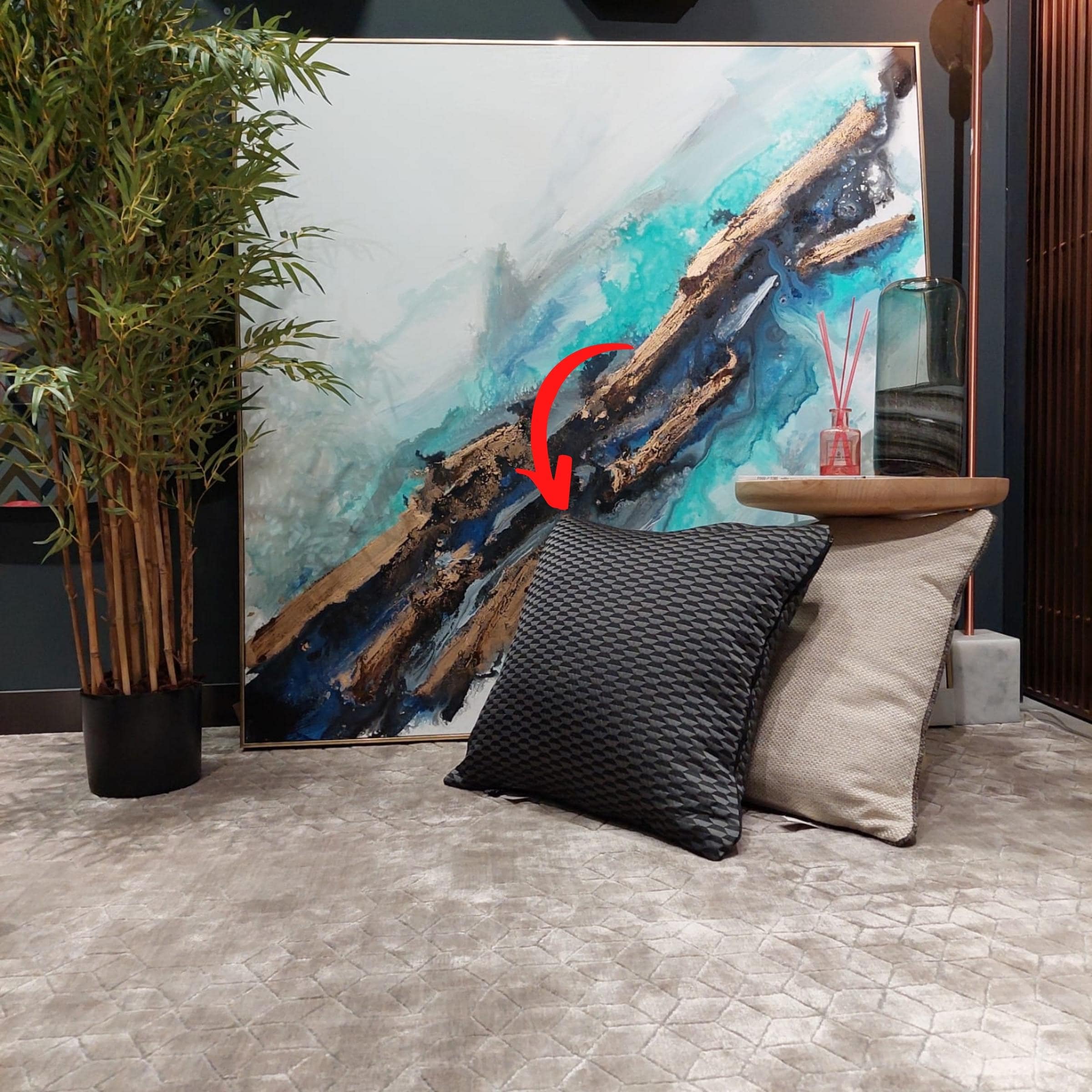 Cushion Cover 60X60 CM Nd-16401 - Cushions - ebarza Furniture UAE | Shop Modern Furniture in Abu Dhabi & Dubai - مفروشات ايبازرا في الامارات | تسوق اثاث عصري وديكورات مميزة في دبي وابوظبي