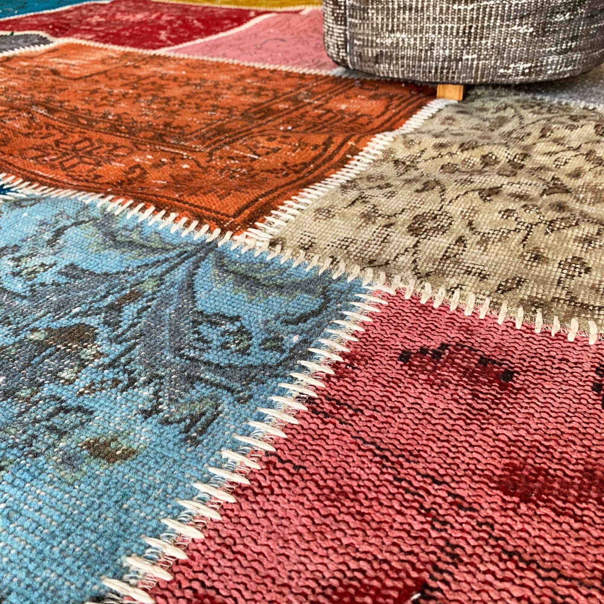 D 250Cm Hali X-Bursa Handmade Over Dyed Round Rug Pw114 - Rugs - ebarza Furniture UAE | Shop Modern Furniture in Abu Dhabi & Dubai - مفروشات ايبازرا في الامارات | تسوق اثاث عصري وديكورات مميزة في دبي وابوظبي
