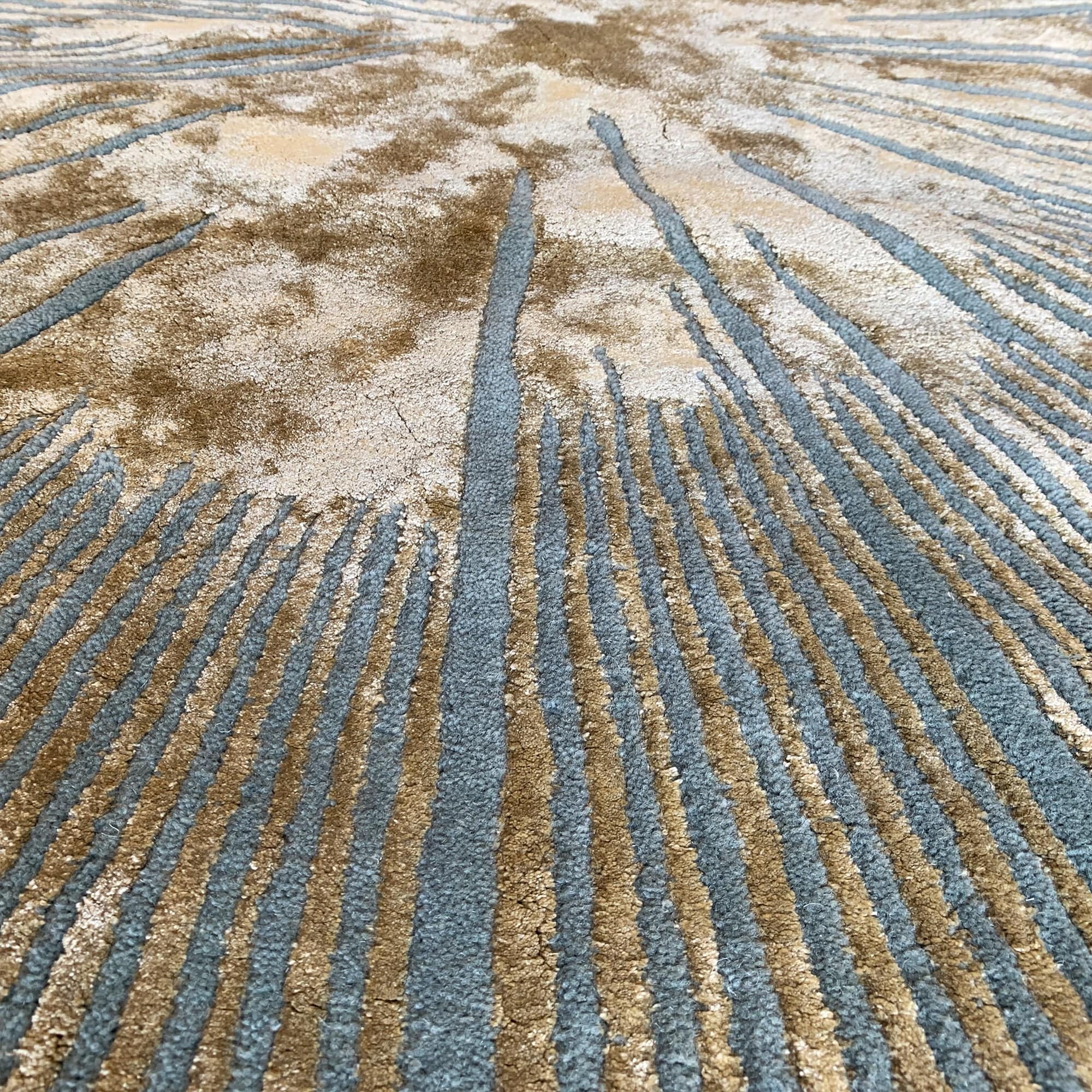 D150 Cm Handmade Wool Rug Jh-20735 Round - Rugs - ebarza Furniture UAE | Shop Modern Furniture in Abu Dhabi & Dubai - مفروشات ايبازرا في الامارات | تسوق اثاث عصري وديكورات مميزة في دبي وابوظبي