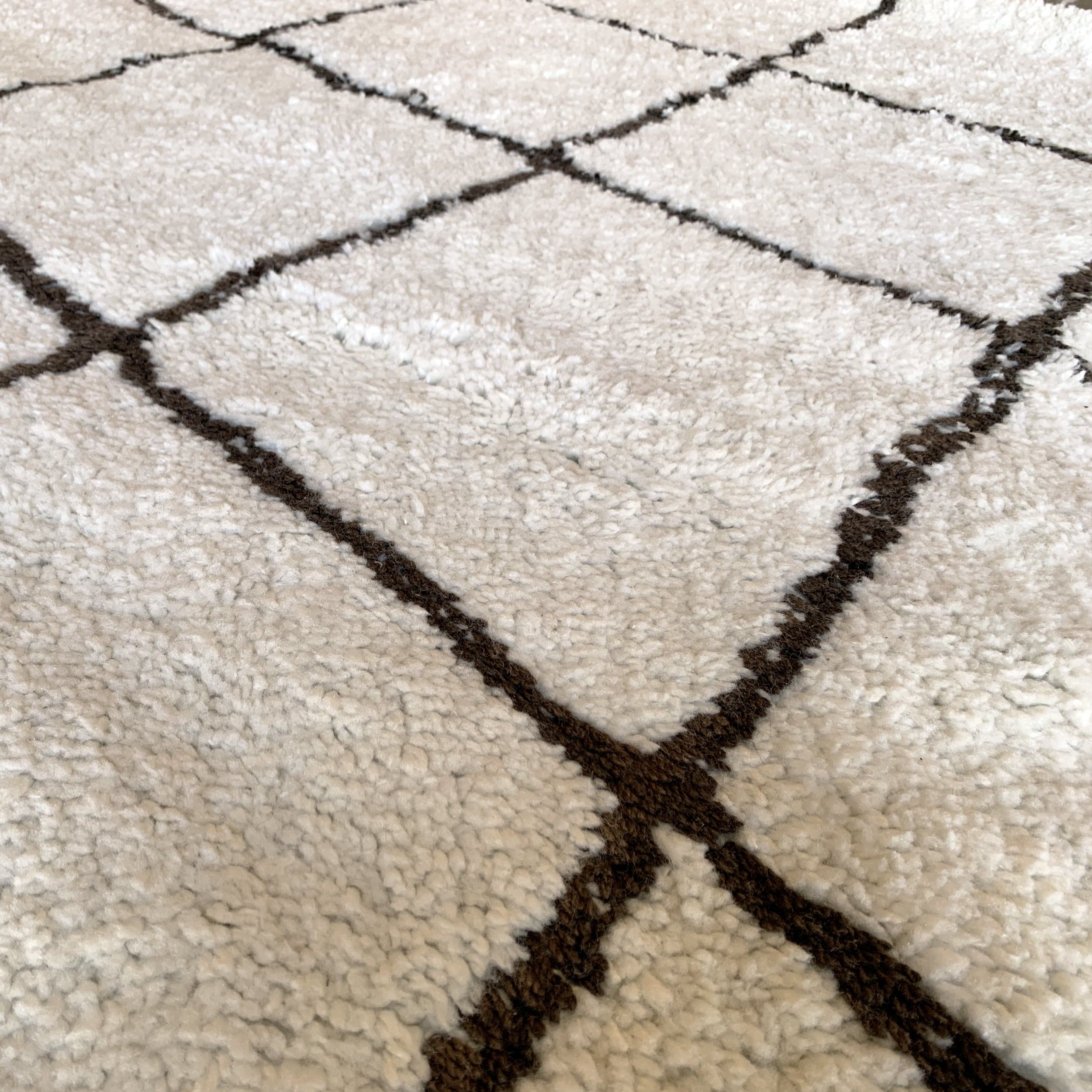 D250 Cm Morocco Handmade Wool Rug Jh-20007-Round - Rugs - ebarza Furniture UAE | Shop Modern Furniture in Abu Dhabi & Dubai - مفروشات ايبازرا في الامارات | تسوق اثاث عصري وديكورات مميزة في دبي وابوظبي