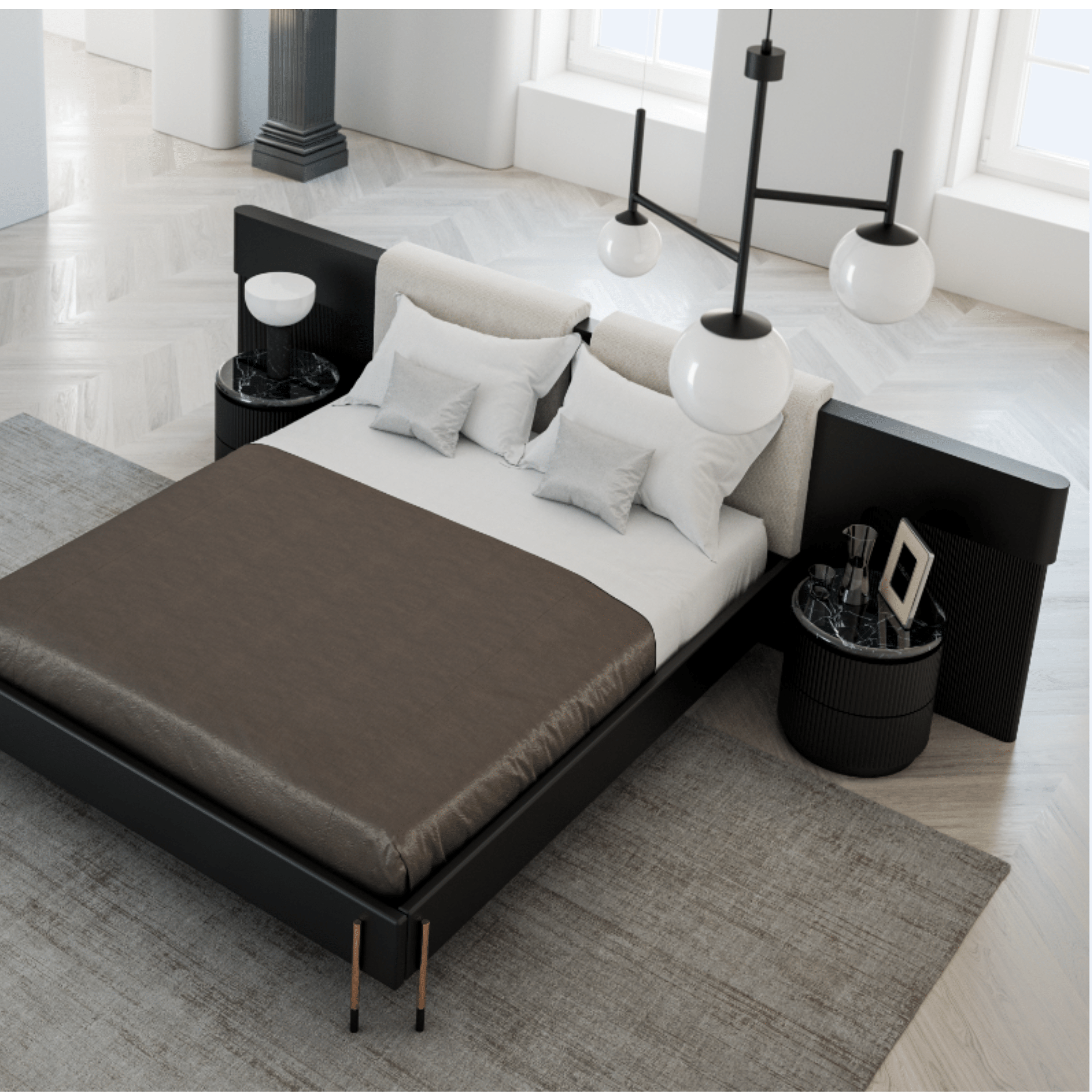 Display Item - Dali King Size Bedstead Dali-Bed Nakheel - DISPLAY ITEM - ebarza Furniture UAE | Shop Modern Furniture in Abu Dhabi & Dubai - مفروشات ايبازرا في الامارات | تسوق اثاث عصري وديكورات مميزة في دبي وابوظبي