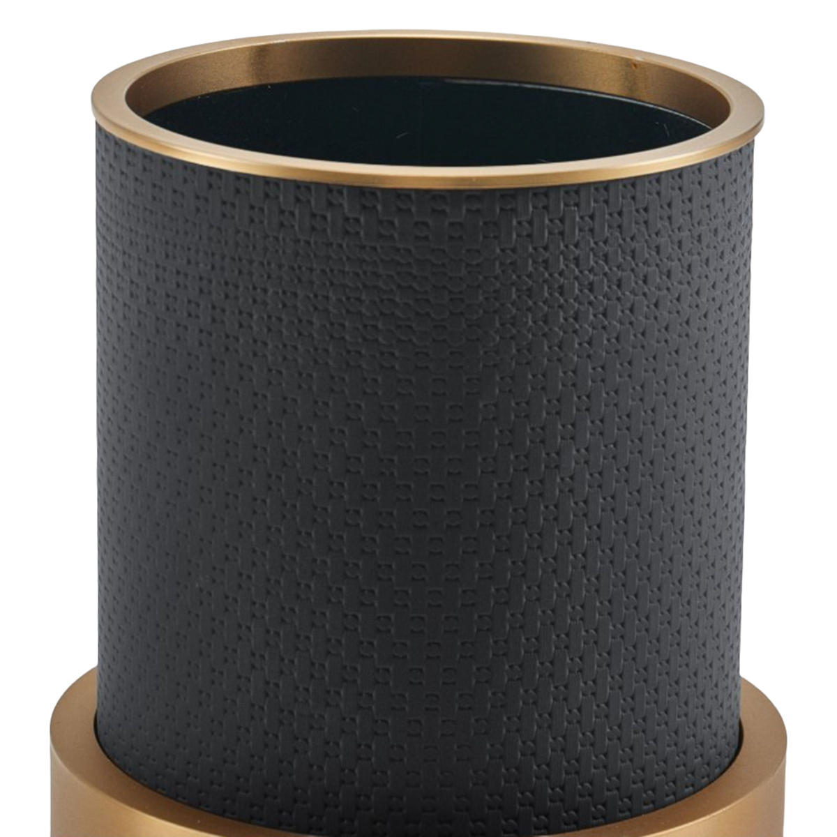 Dark grey Anqitu flower vase by Beacon, showcasing a sleek, modern design with a smooth finish and elegant shape.