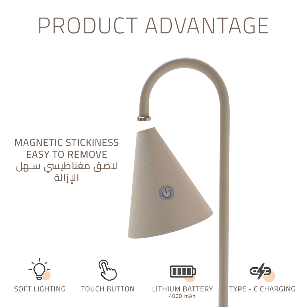 Stick Floor Lamp LWC458-B - Floor Lamps - ebarza Furniture UAE | Shop Modern Furniture in Abu Dhabi & Dubai - مفروشات ايبازرا في الامارات | تسوق اثاث عصري وديكورات مميزة في دبي وابوظبي