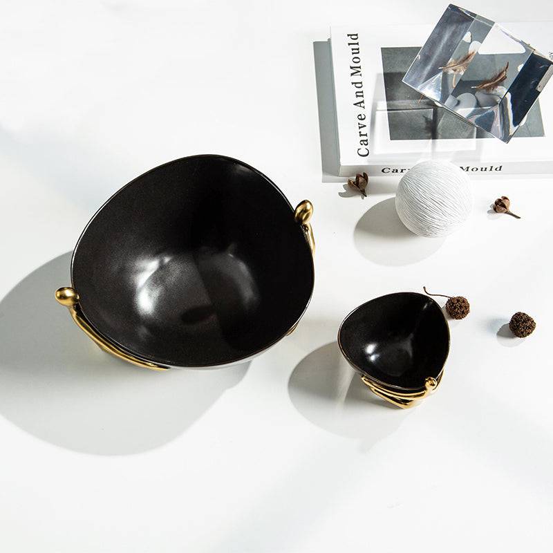 Decorative Fruit Bowl/Plate Fa-D1828A - Bowls - ebarza Furniture UAE | Shop Modern Furniture in Abu Dhabi & Dubai - مفروشات ايبازرا في الامارات | تسوق اثاث عصري وديكورات مميزة في دبي وابوظبي