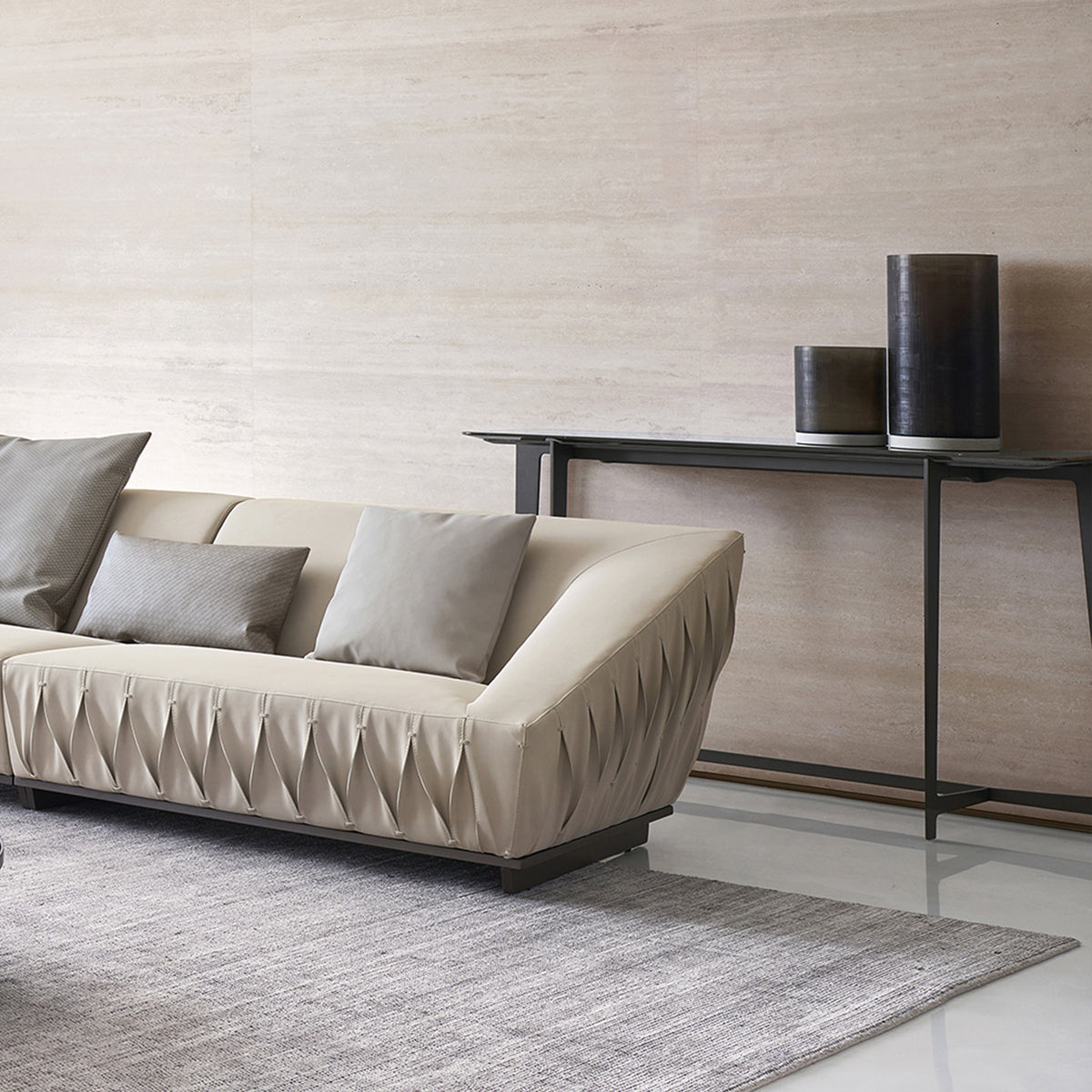 BEACON Desert Console BMBO-XG80134, modern console table with desert finish, sleek design, ideal for contemporary living spaces.