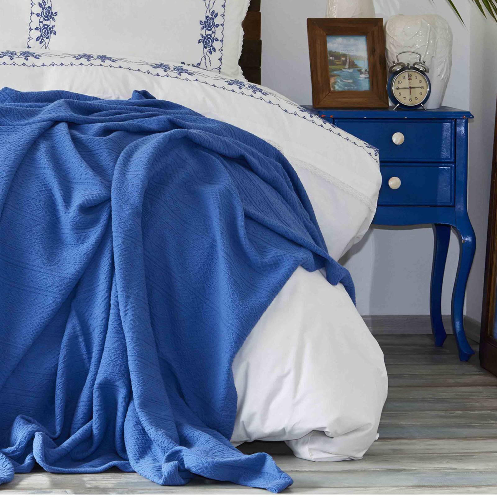 Despina Mavi Set 200.12.01.0071 - Bedding - ebarza Furniture UAE | Shop Modern Furniture in Abu Dhabi & Dubai - مفروشات ايبازرا في الامارات | تسوق اثاث عصري وديكورات مميزة في دبي وابوظبي