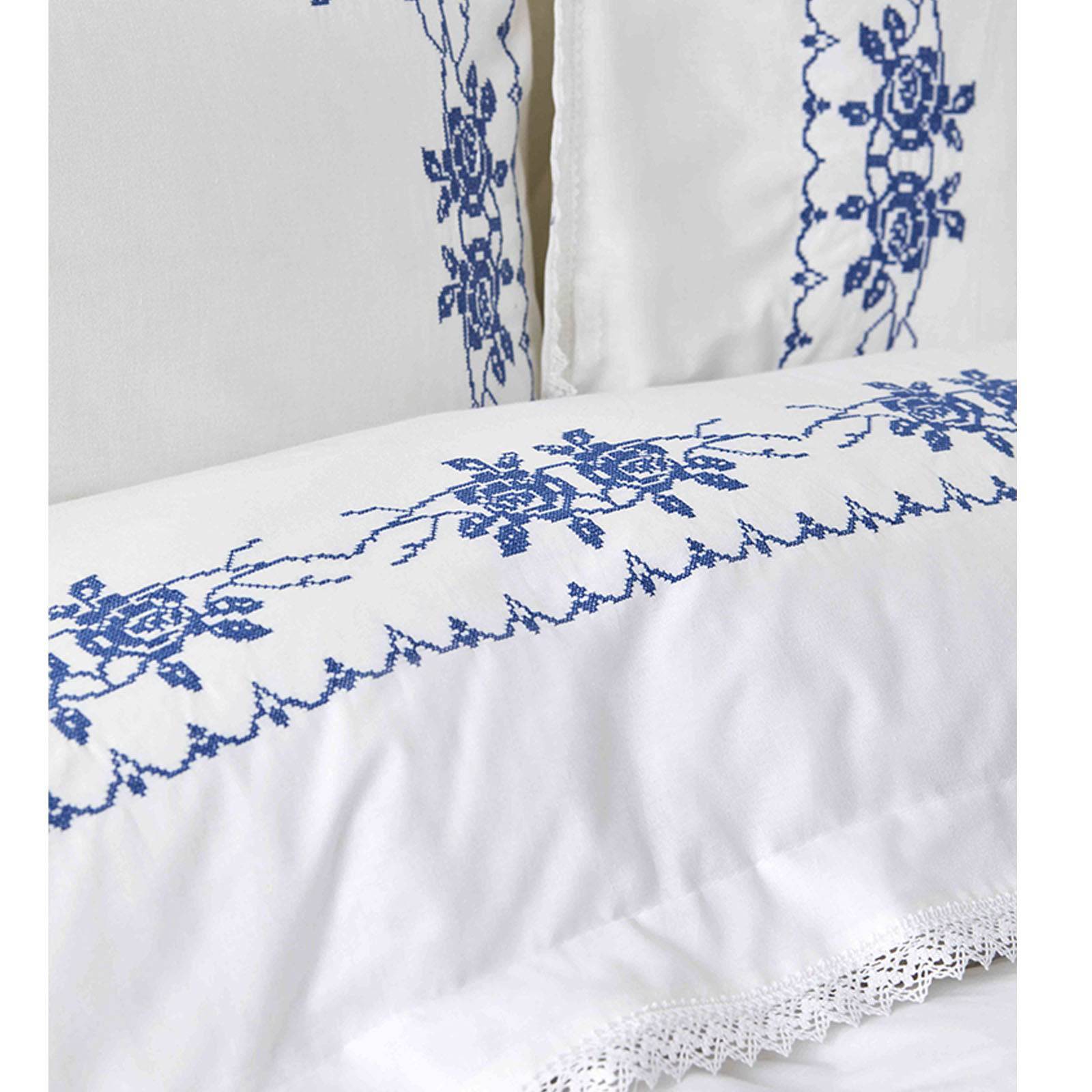 Despina Mavi Set 200.12.01.0071 - Bedding - ebarza Furniture UAE | Shop Modern Furniture in Abu Dhabi & Dubai - مفروشات ايبازرا في الامارات | تسوق اثاث عصري وديكورات مميزة في دبي وابوظبي