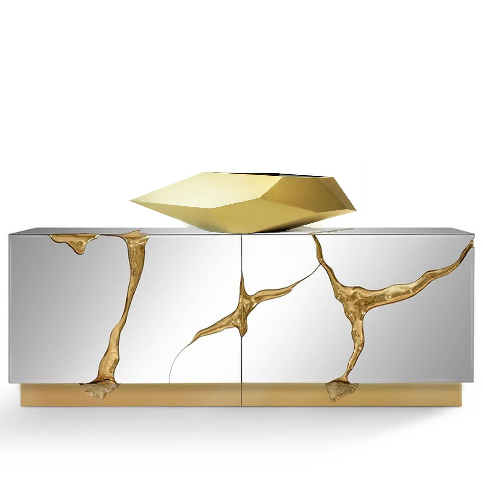 Diamond Handcrafted Stainless Steel Table Artwork B00111-G - Artwork - ebarza Furniture UAE | Shop Modern Furniture in Abu Dhabi & Dubai - مفروشات ايبازرا في الامارات | تسوق اثاث عصري وديكورات مميزة في دبي وابوظبي