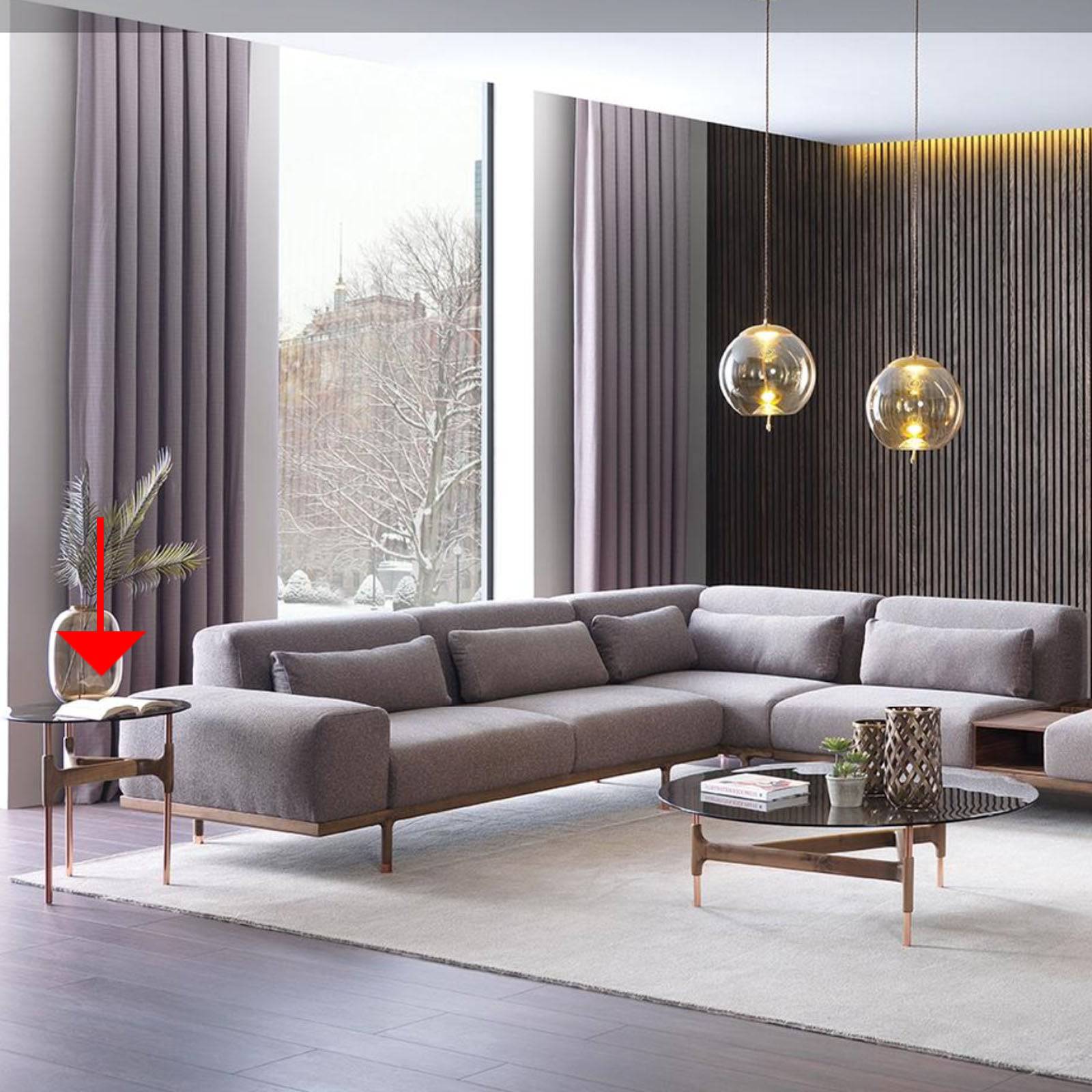 Diamond Side Table Dimond-Side-002 GD - Side Tables - ebarza Furniture UAE | Shop Modern Furniture in Abu Dhabi & Dubai - مفروشات ايبازرا في الامارات | تسوق اثاث عصري وديكورات مميزة في دبي وابوظبي