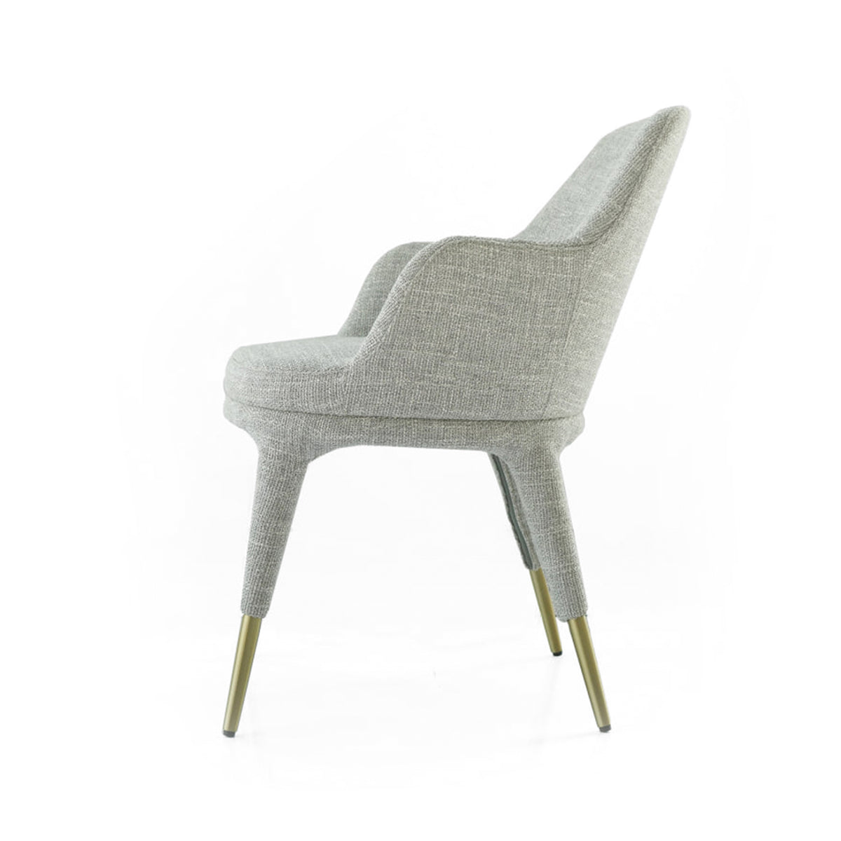 BEACON BC688 dining chair with wooden legs and upholstered seat, modern design for contemporary dining rooms.