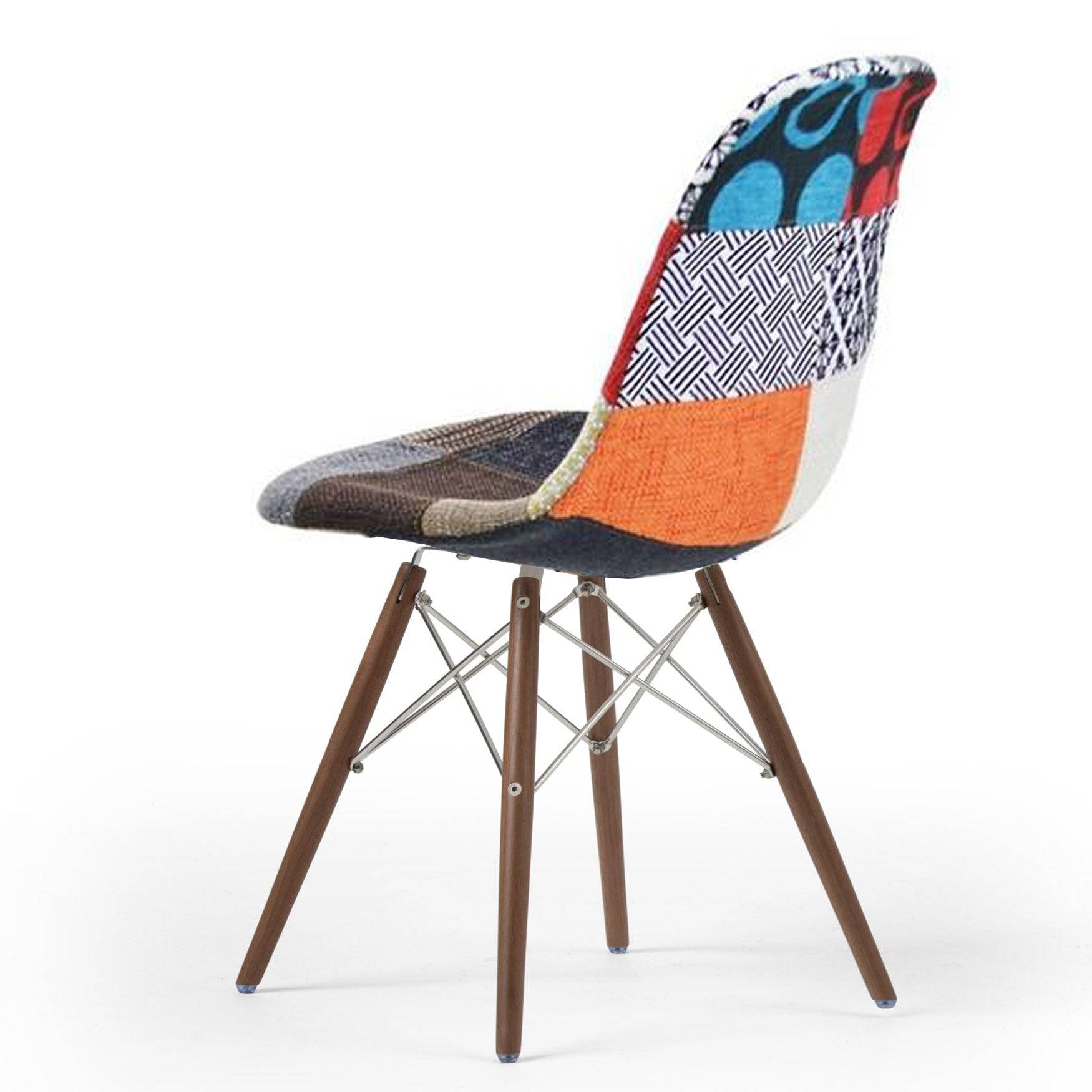 Dining Chair -Fabric- Pc-016-W - Chairs - ebarza Furniture UAE | Shop Modern Furniture in Abu Dhabi & Dubai - مفروشات ايبازرا في الامارات | تسوق اثاث عصري وديكورات مميزة في دبي وابوظبي