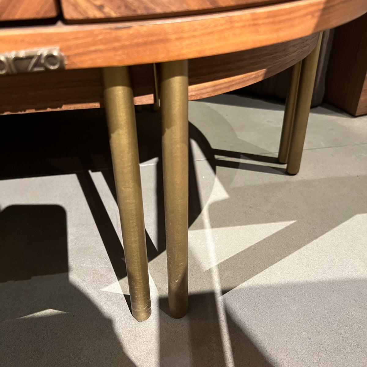 Pair of Eva Natural Marble Bedside Tables by LODA FURNITURE, featuring sleek marble surfaces and modern design.