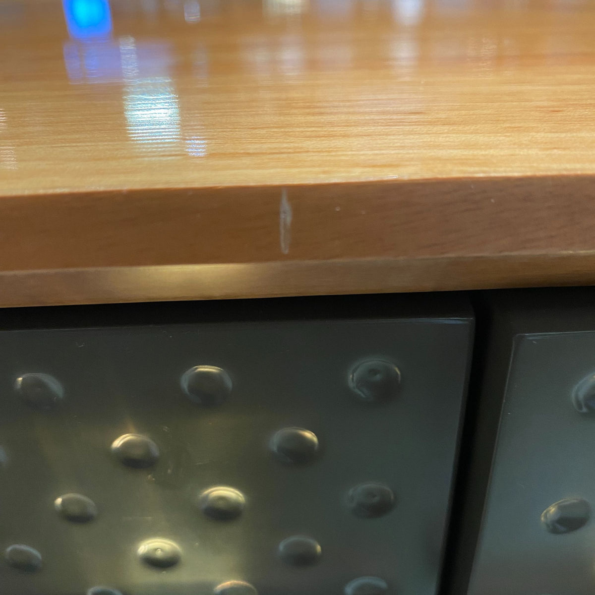 Nills Furniture Design Alvin sideboard console in Nakheel finish, sleek modern display piece with storage compartments.