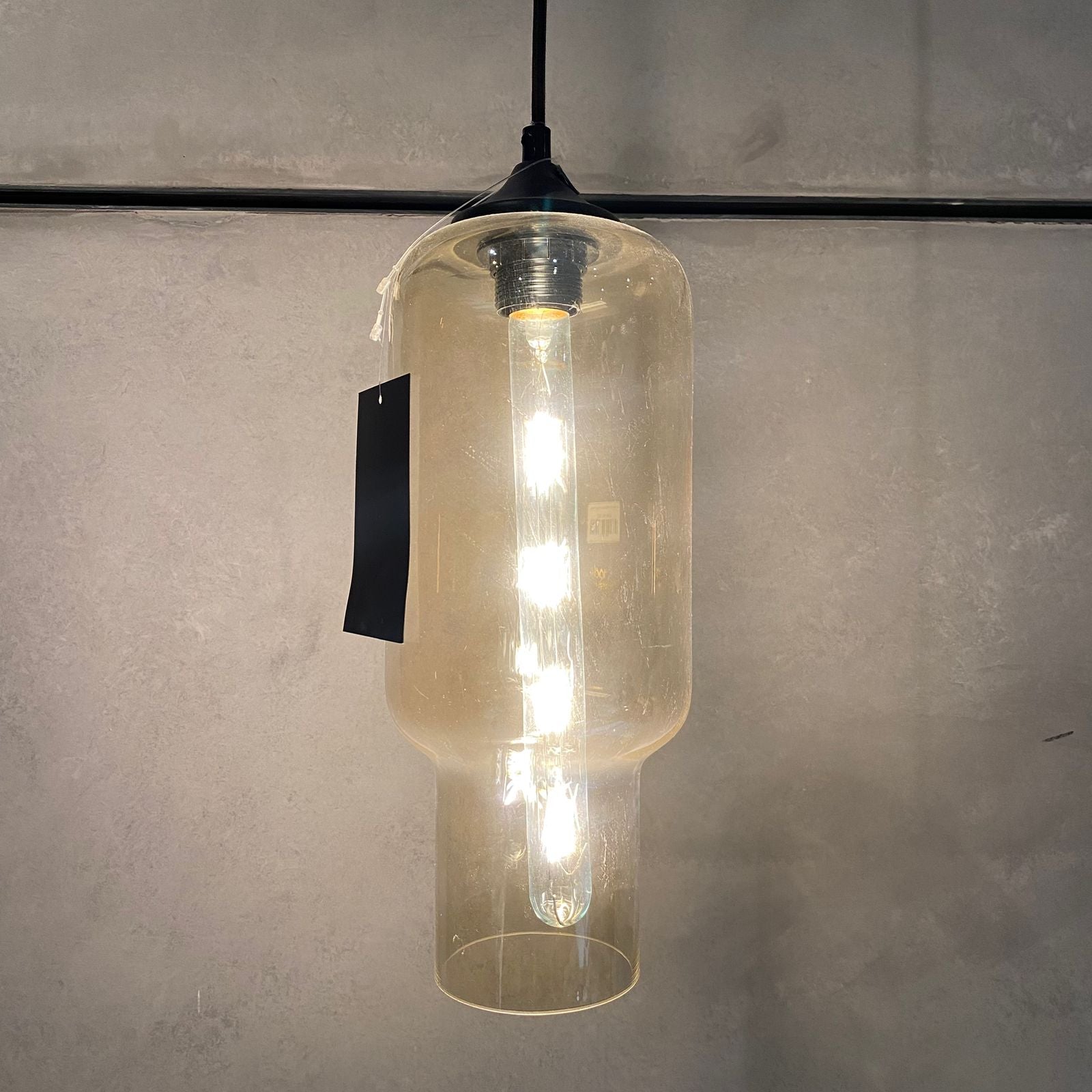Display Item - Amber Glass Pendant Lamp Cy-Dd-Jyg-6Nakheel - DISPLAY ITEM - ebarza Furniture UAE | Shop Modern Furniture in Abu Dhabi & Dubai - مفروشات ايبازرا في الامارات | تسوق اثاث عصري وديكورات مميزة في دبي وابوظبي