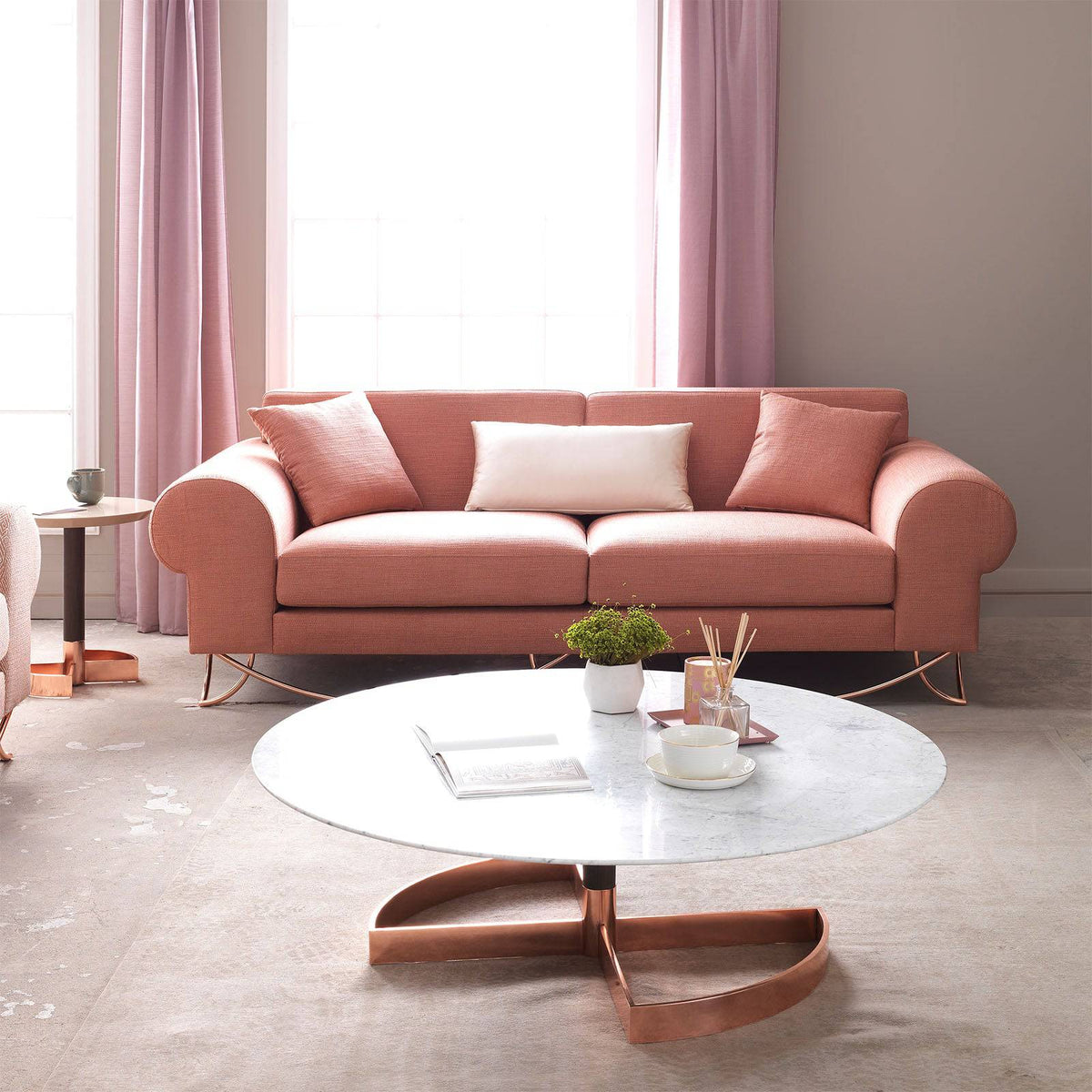 Antares Center Table by LODA Furniture, display item featuring modern wooden design with sleek surface and sturdy legs.