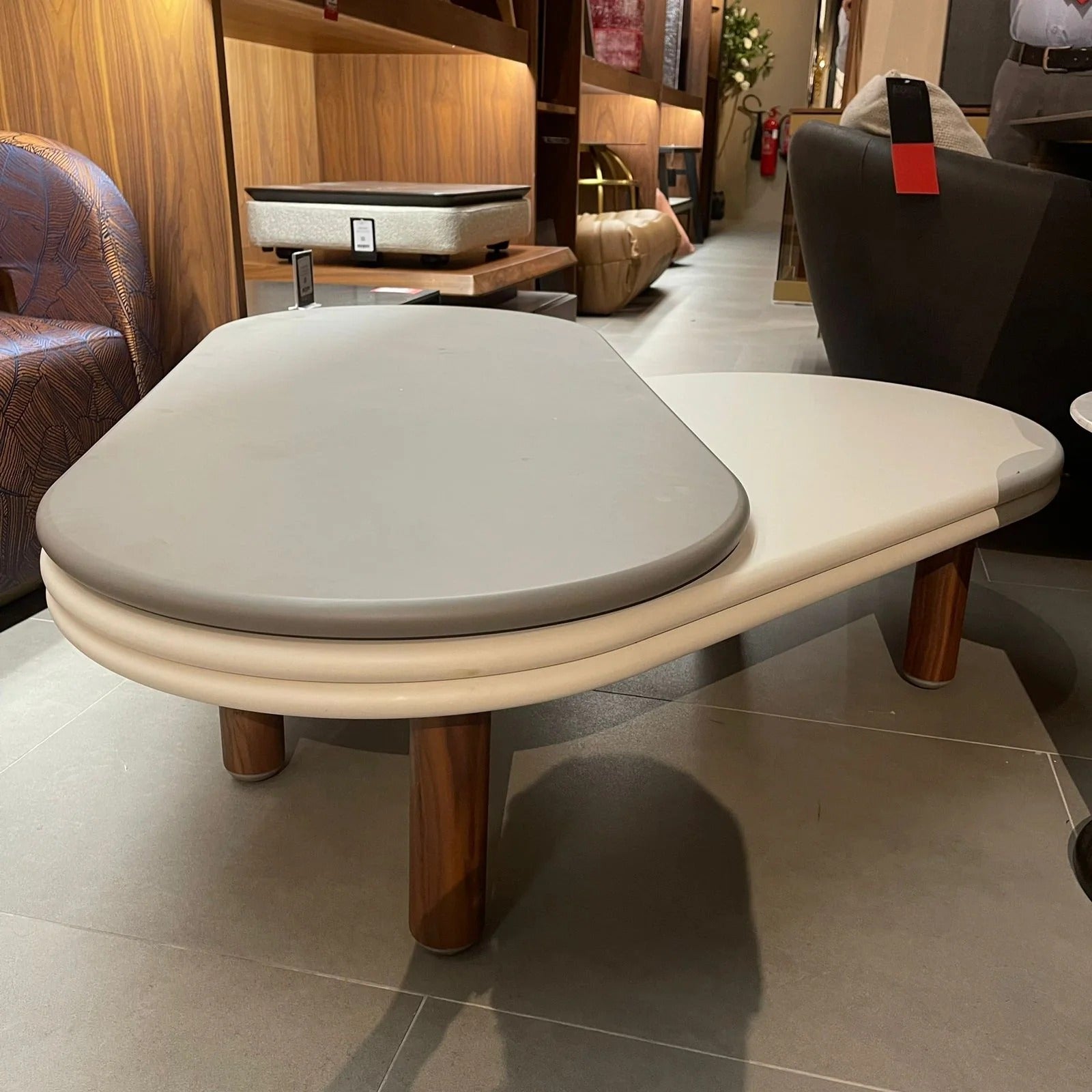 Display Item - ASTON Center Table AS-CT003-TGYAS - DISPLAY ITEM - ebarza Furniture UAE | Shop Modern Furniture in Abu Dhabi & Dubai - مفروشات ايبازرا في الامارات | تسوق اثاث عصري وديكورات مميزة في دبي وابوظبي