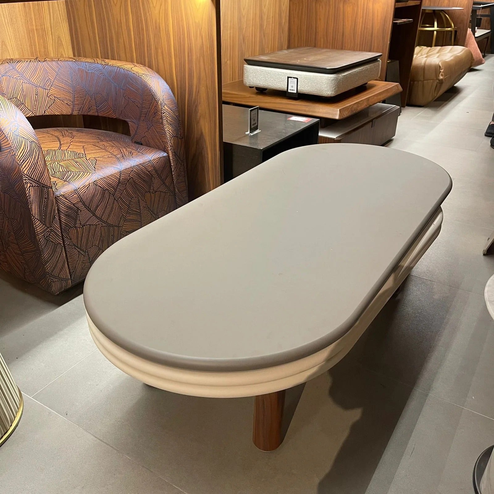 Display Item - ASTON Center Table AS-CT003-TGYAS - DISPLAY ITEM - ebarza Furniture UAE | Shop Modern Furniture in Abu Dhabi & Dubai - مفروشات ايبازرا في الامارات | تسوق اثاث عصري وديكورات مميزة في دبي وابوظبي