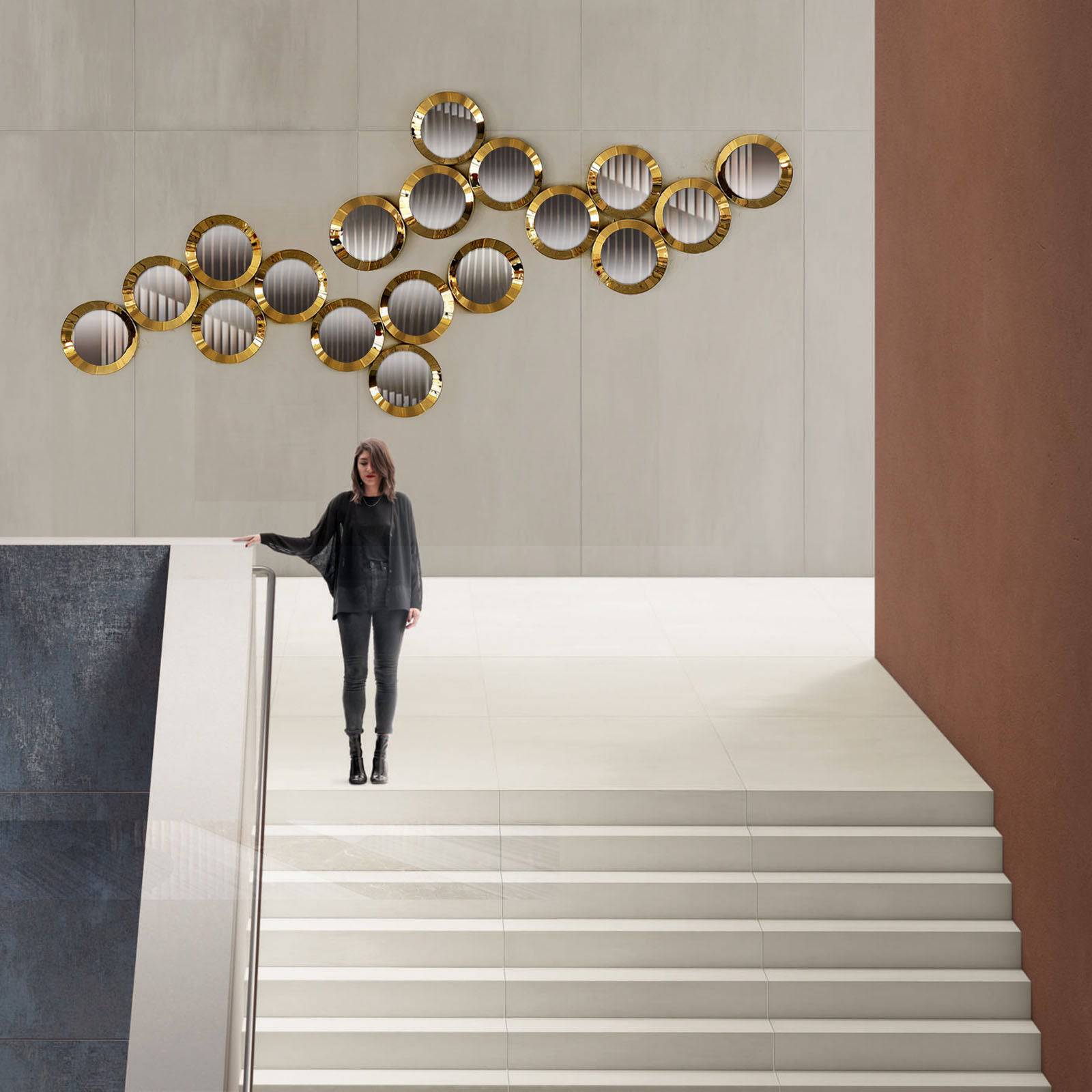 Display Item - Beehive Handcrafted Stainless Steel Artwork Bg2020010-G Nakheel - DISPLAY ITEM - ebarza Furniture UAE | Shop Modern Furniture in Abu Dhabi & Dubai - مفروشات ايبازرا في الامارات | تسوق اثاث عصري وديكورات مميزة في دبي وابوظبي