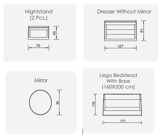 Display Item - Block Dresser Leg001-DresserYAS - DISPLAY ITEM - ebarza Furniture UAE | Shop Modern Furniture in Abu Dhabi & Dubai - مفروشات ايبازرا في الامارات | تسوق اثاث عصري وديكورات مميزة في دبي وابوظبي